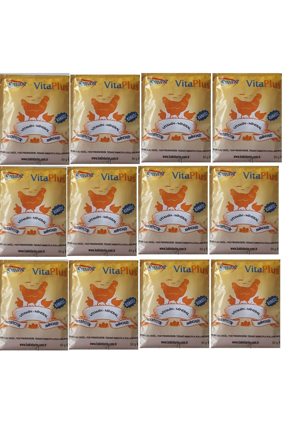 Bakın Tarım Smart Vi̇ta Plus 50 Gr (Vi̇tami̇n Mi̇neral Ami̇noasi̇t Ve Prebi̇yoti̇k I&ccedil;eri̇r)