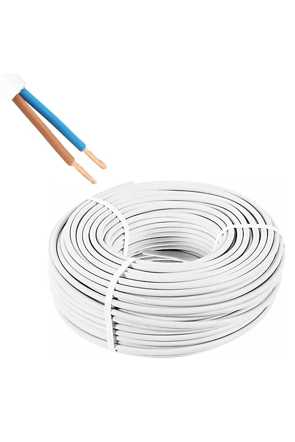 Go İthalat Samah Kablo H05Vv-F Ttr 2X2.5Mm Kablo 100Mt (4130)