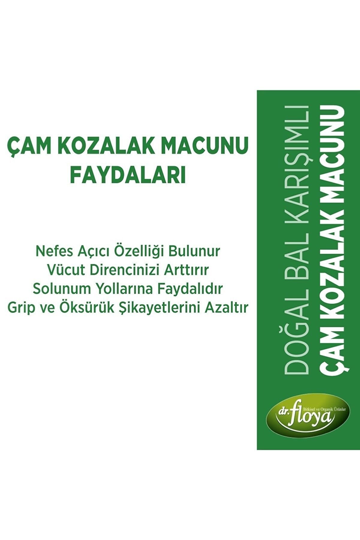 Natural Çam Kozalak Macunu Kara Mürver Karışımlı 340 Ml.