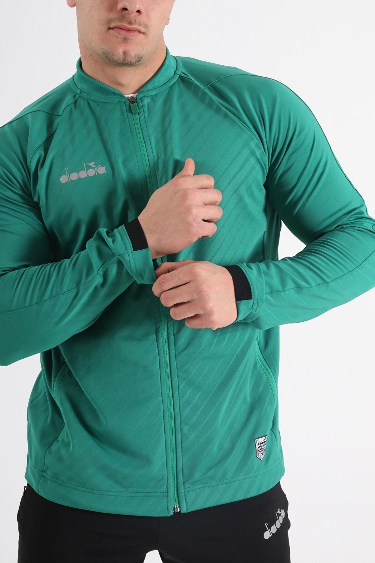 Di̇adora Eli̇te Kamp Eşofmanı Tek Üst Yeşi̇l