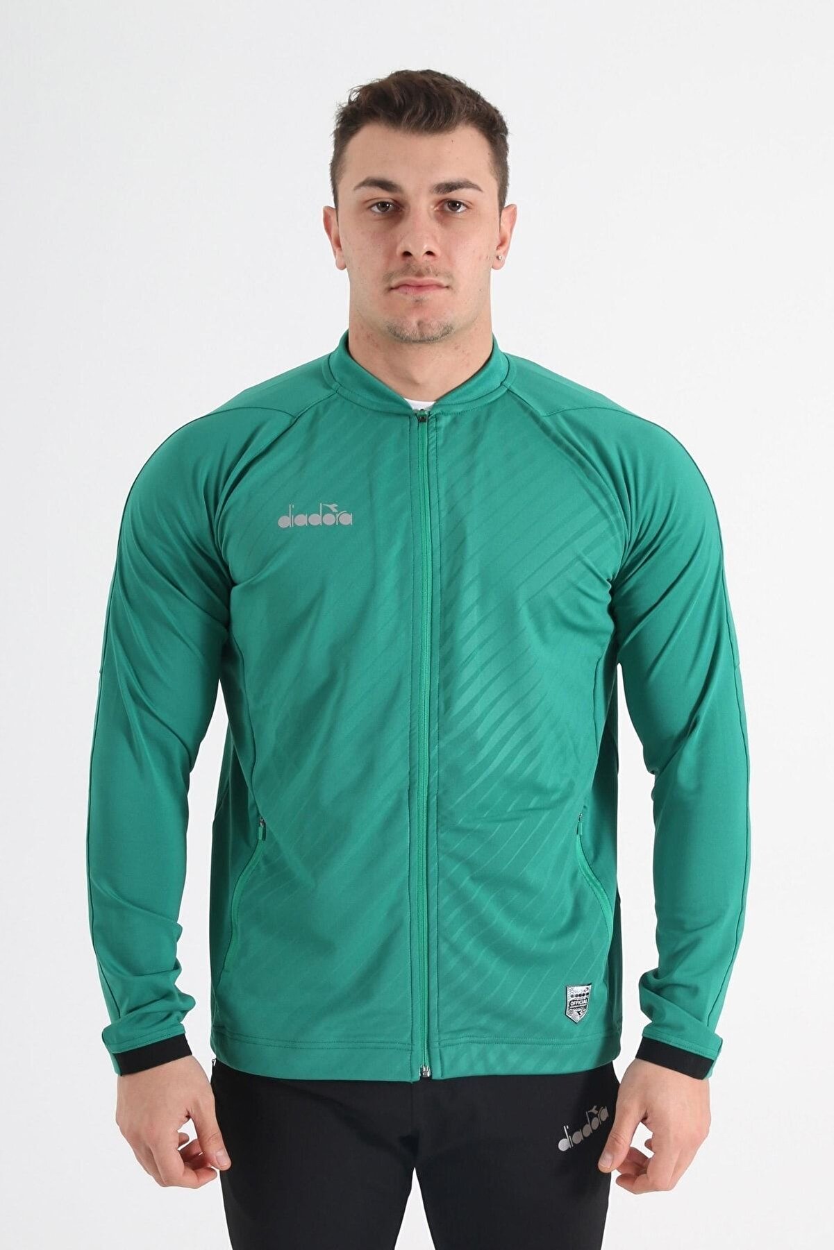 Di̇adora Eli̇te Kamp Eşofmanı Tek Üst Yeşi̇l