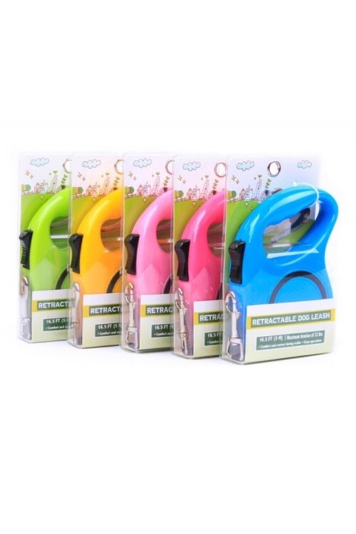 Afrodi̇t Gi̇yi̇m Otomati̇k Makaralı K&ouml;pek Tasması 3 Metre