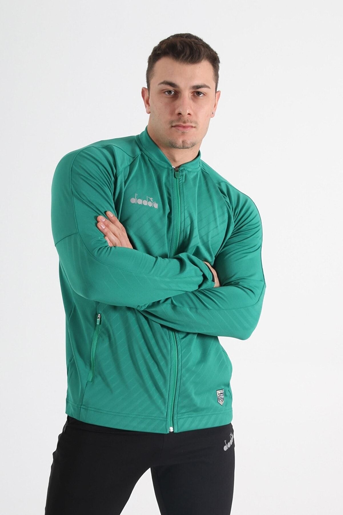 Di̇adora Eli̇te Kamp Eşofmanı Tek Üst Yeşi̇l