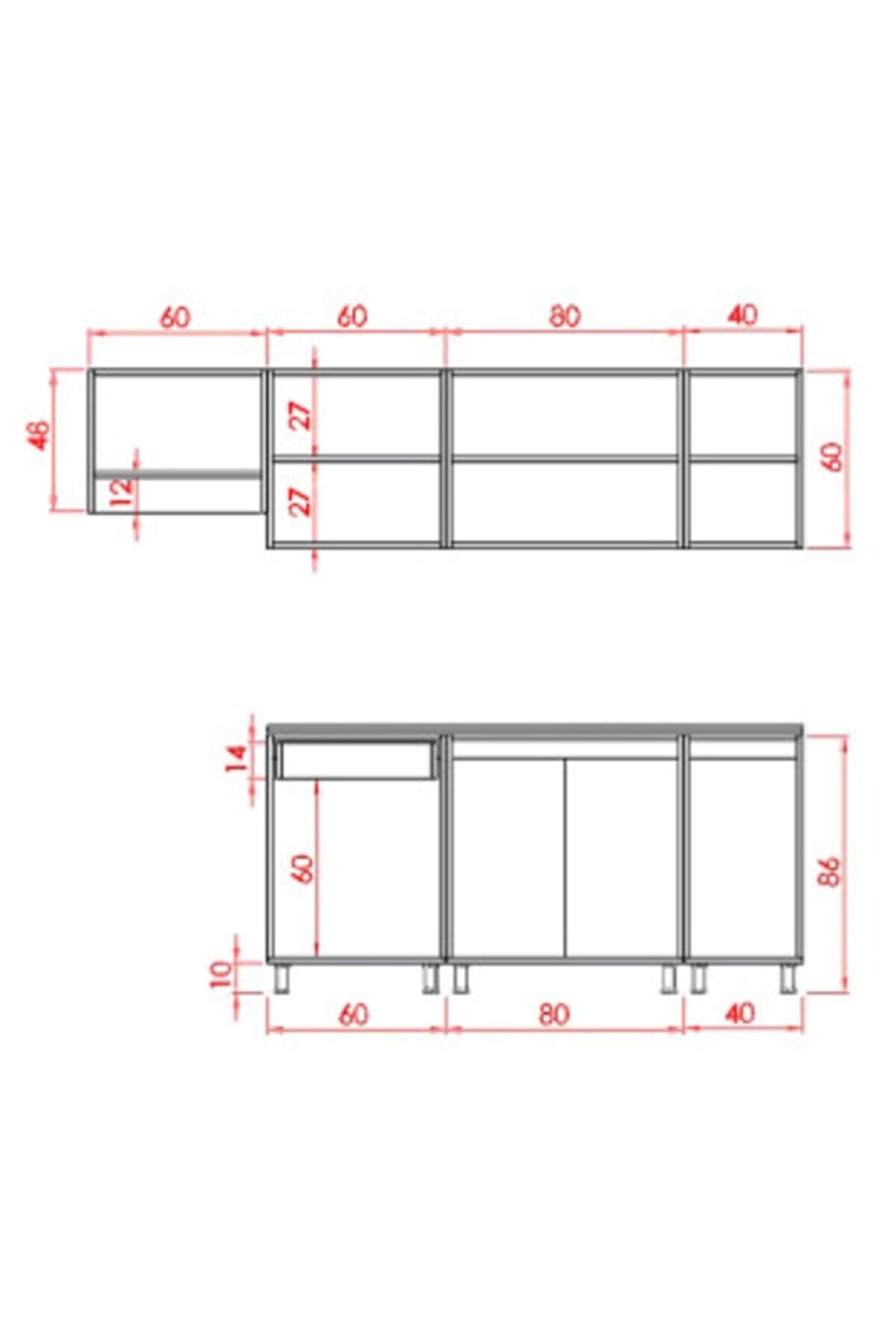Vi̇sasconcept 240 Cm S&uuml;mb&uuml;l Hazır Mutfak Dolabı Parlak Hıgh-Gloss Aspi̇rat&ouml;r Mod&uuml;ll&uuml; M&uuml;rd&uuml;m(Tezgah Dahi̇l)