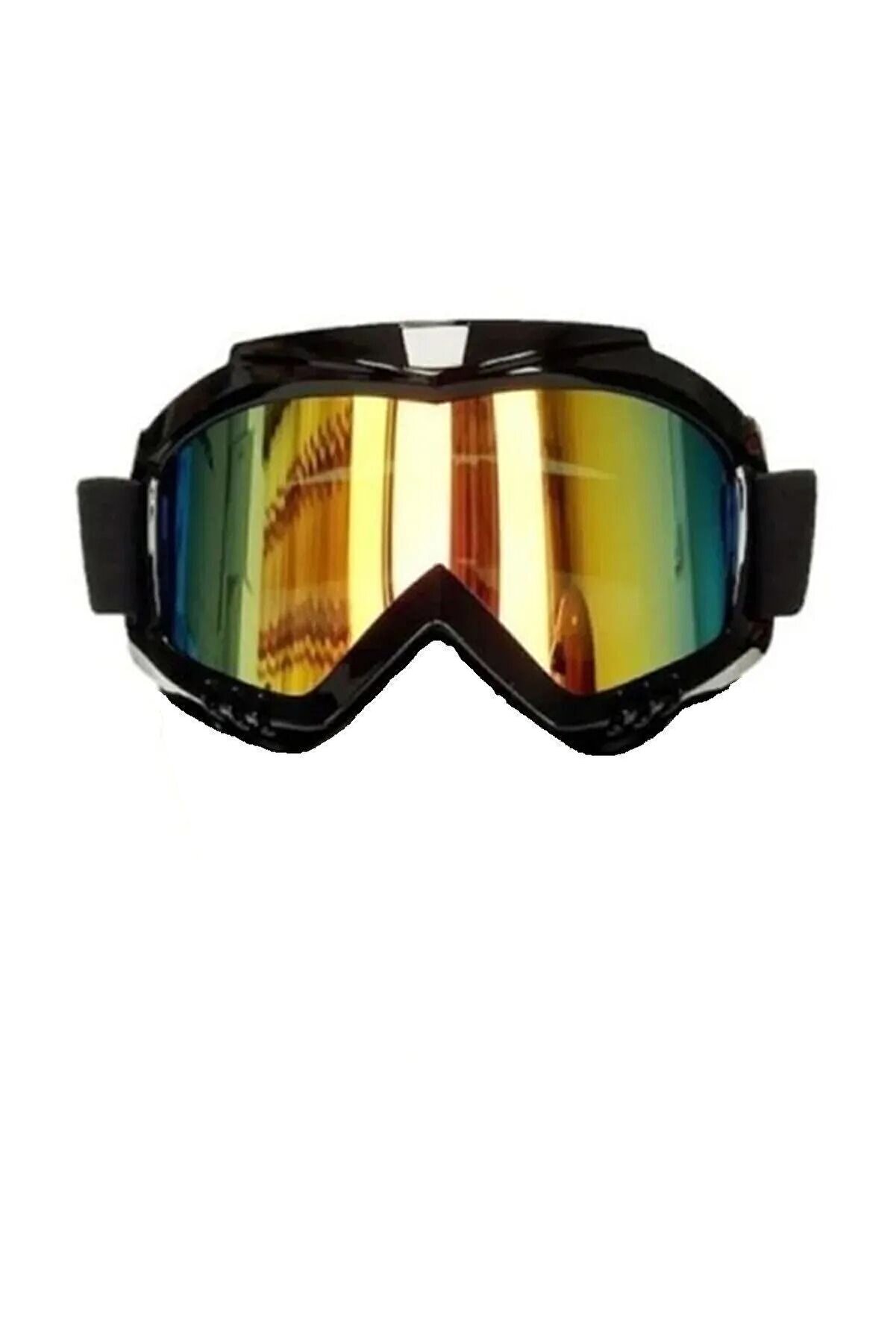 Motosi̇klet Cross Gözlüğü Lüx Model Süngerli̇ Bant Lasti̇kli̇ Açık Kask Ve Kross Gözlük