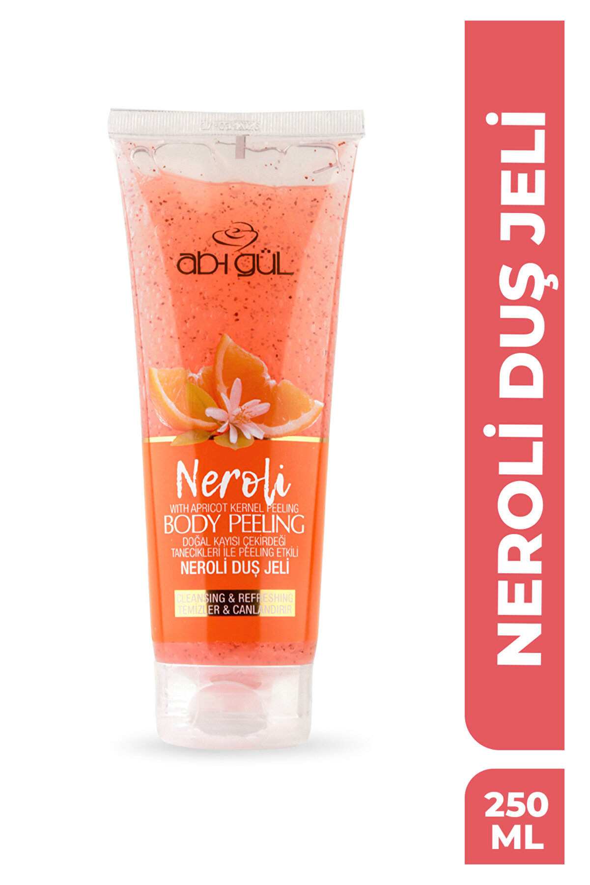 Ab-ı Gül Neroli Body Peeling Doğal Kayısı Çekirdeği Tanecikleri 250 Ml