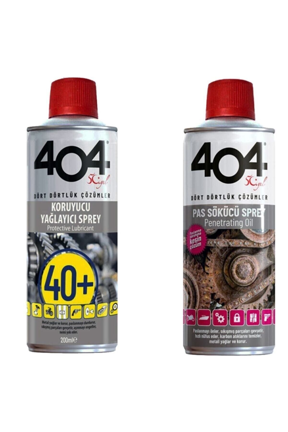 404 Kimya Pas Sökücü Koruyucu Yağlayıcı Set - 404