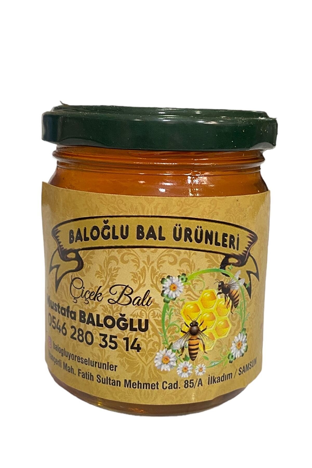 Mustafa Baloğlu Bal &Uuml;r&uuml;nleri̇ Muş &Ccedil;i̇&ccedil;ek Balı (Organi̇k-Şekersi̇z) 250 Gr.