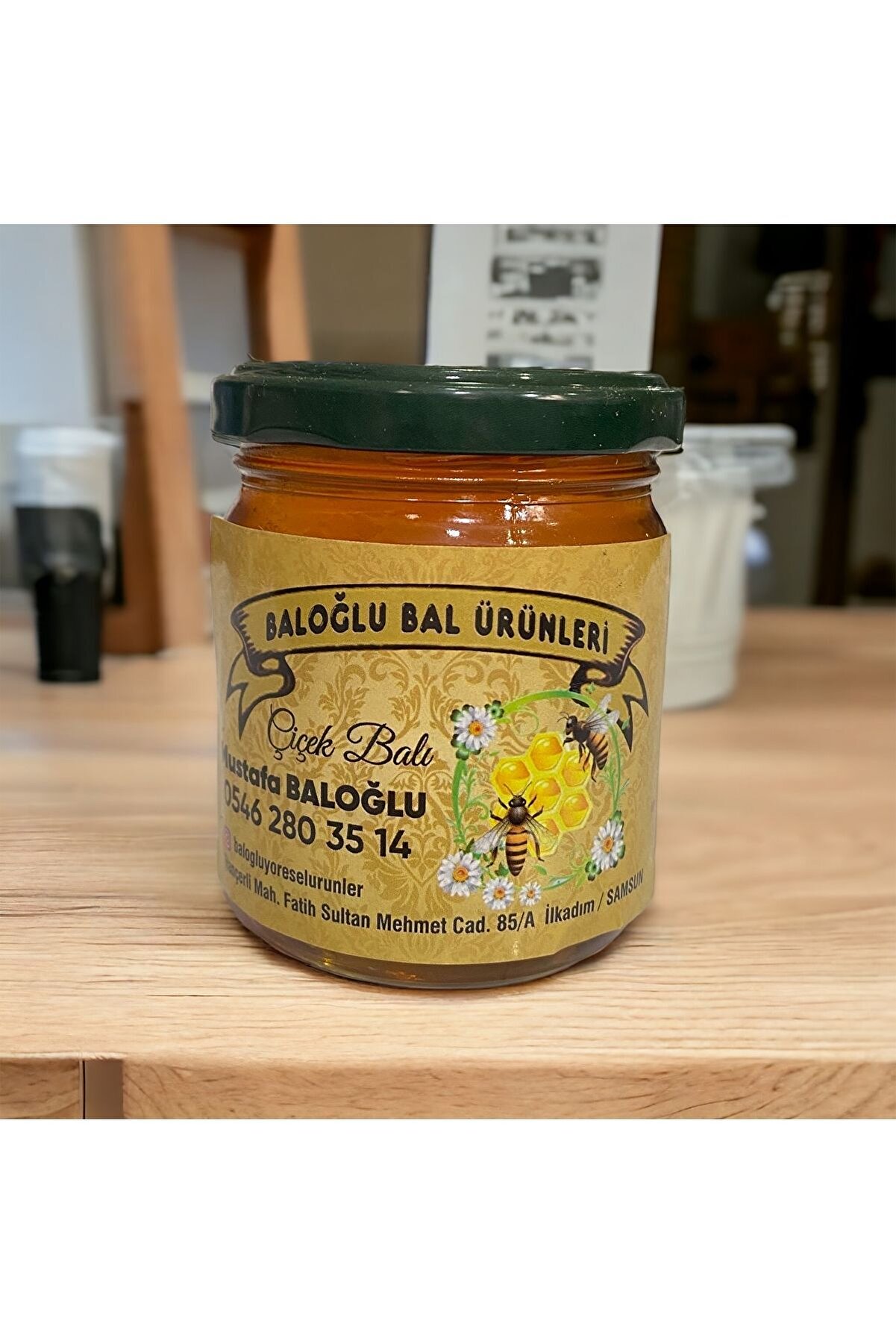 Mustafa Baloğlu Bal &Uuml;r&uuml;nleri̇ Muş &Ccedil;i̇&ccedil;ek Balı (Organi̇k-Şekersi̇z) 250 Gr.