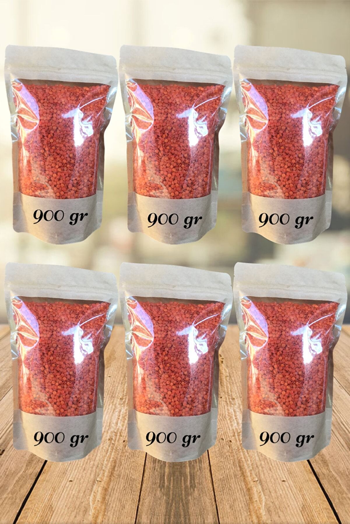 Mustafa Baloğlu Bal &Uuml;r&uuml;nleri̇ Yerli̇ Kırmızı Merci̇mek 6 X 900 Gr