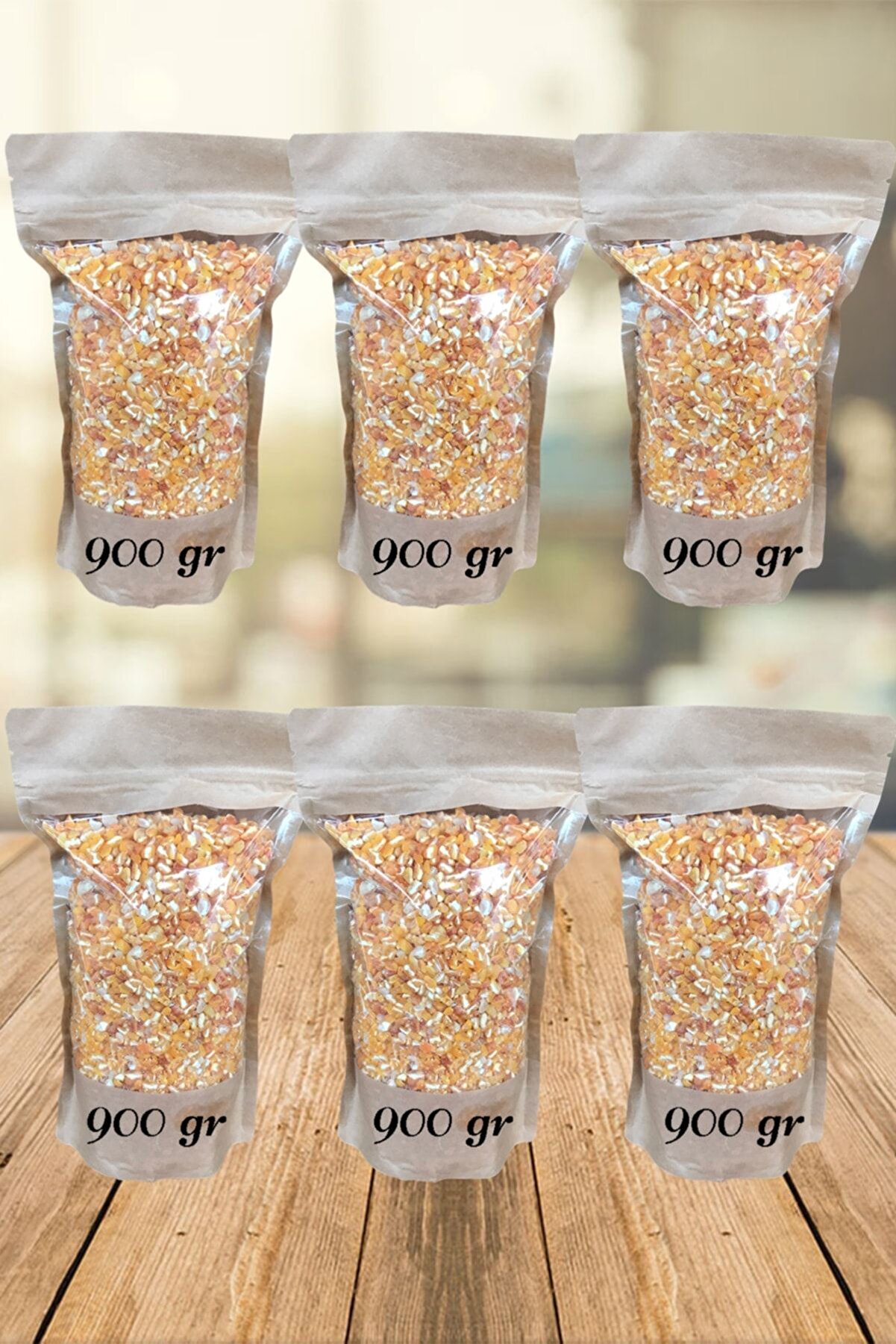 Mustafa Baloğlu Bal &Uuml;r&uuml;nleri̇ Yerli̇ &Ccedil;orbalık Mısır (Sarı) 6 X 900 Gr