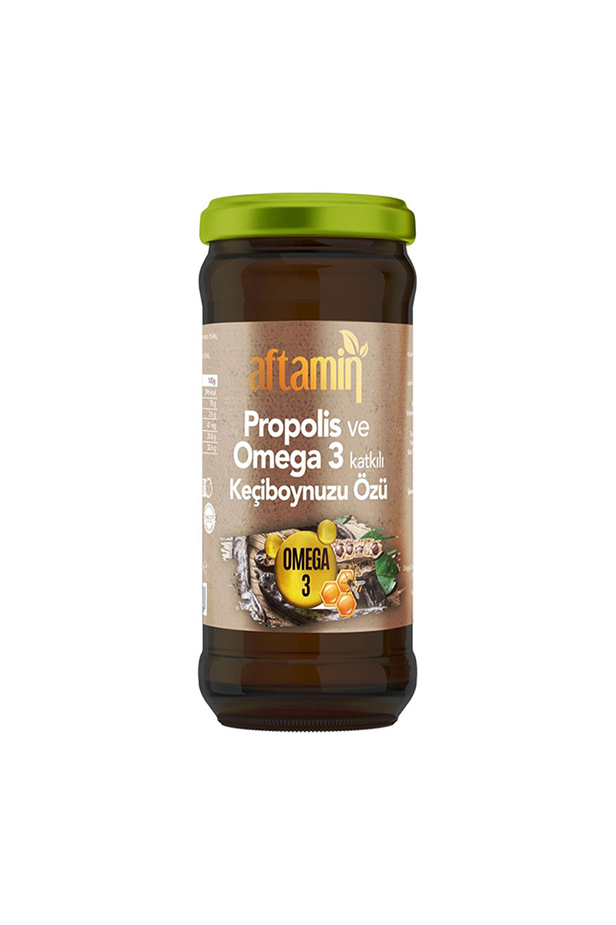 Şenay Aftamin Omega 3 Ve Propolis Içeren Keçiboynuzu Özü 640 G (KAŞIKLI)