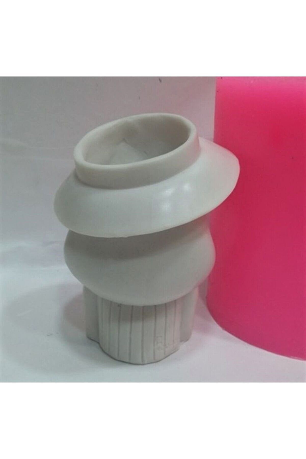 Kalıpcınızburada Sakızlı  Kız Saksı Si̇li̇kon Kalıp - K5033