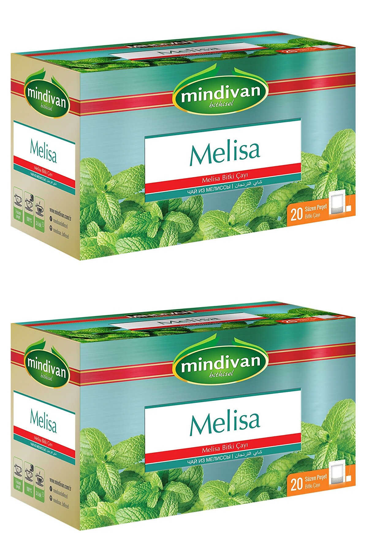 Mindivan 2 Adet Melisa Bitki Çayı