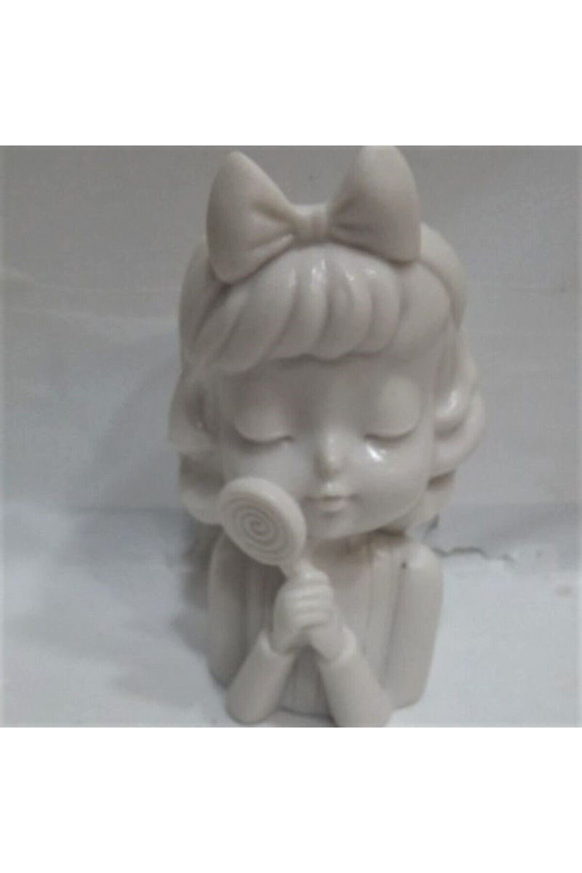 Kalıpcınızburada Loli̇poplu Kız Saksı Si̇li̇kon Kalıp - 5034