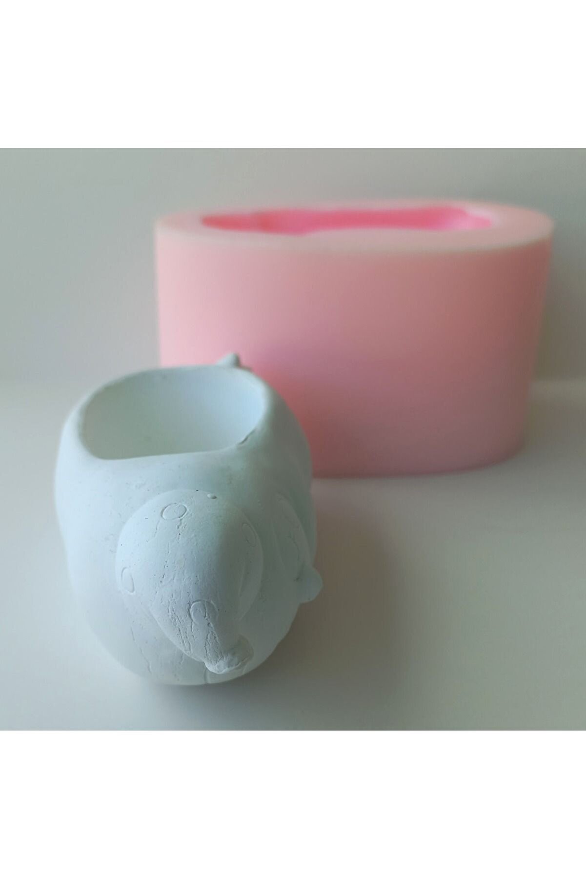 Kalıpcınızburada Penguen Saksı Si̇li̇kon Kalıp