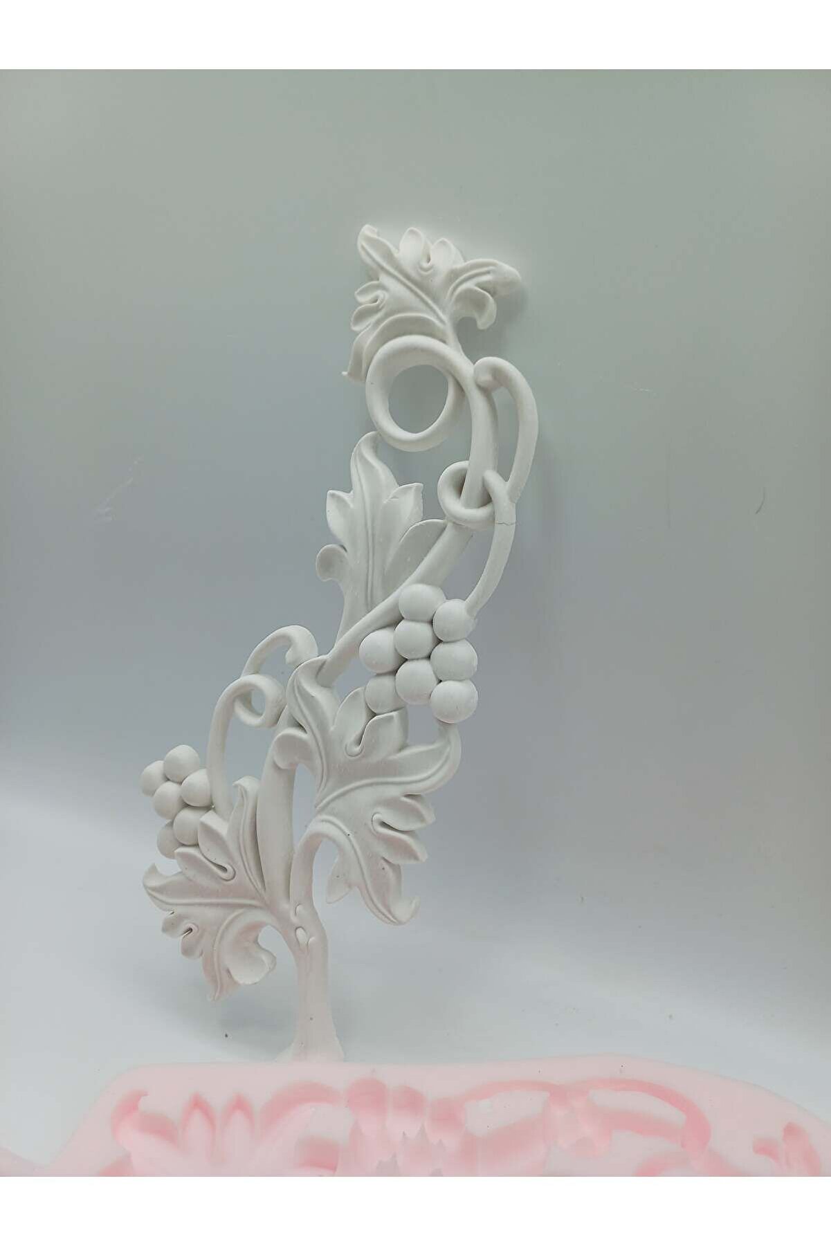 Kalıpcınızburada Üzüm Dalı Si̇li̇kon Kalıp K6386 Dekorati̇f Süsleme