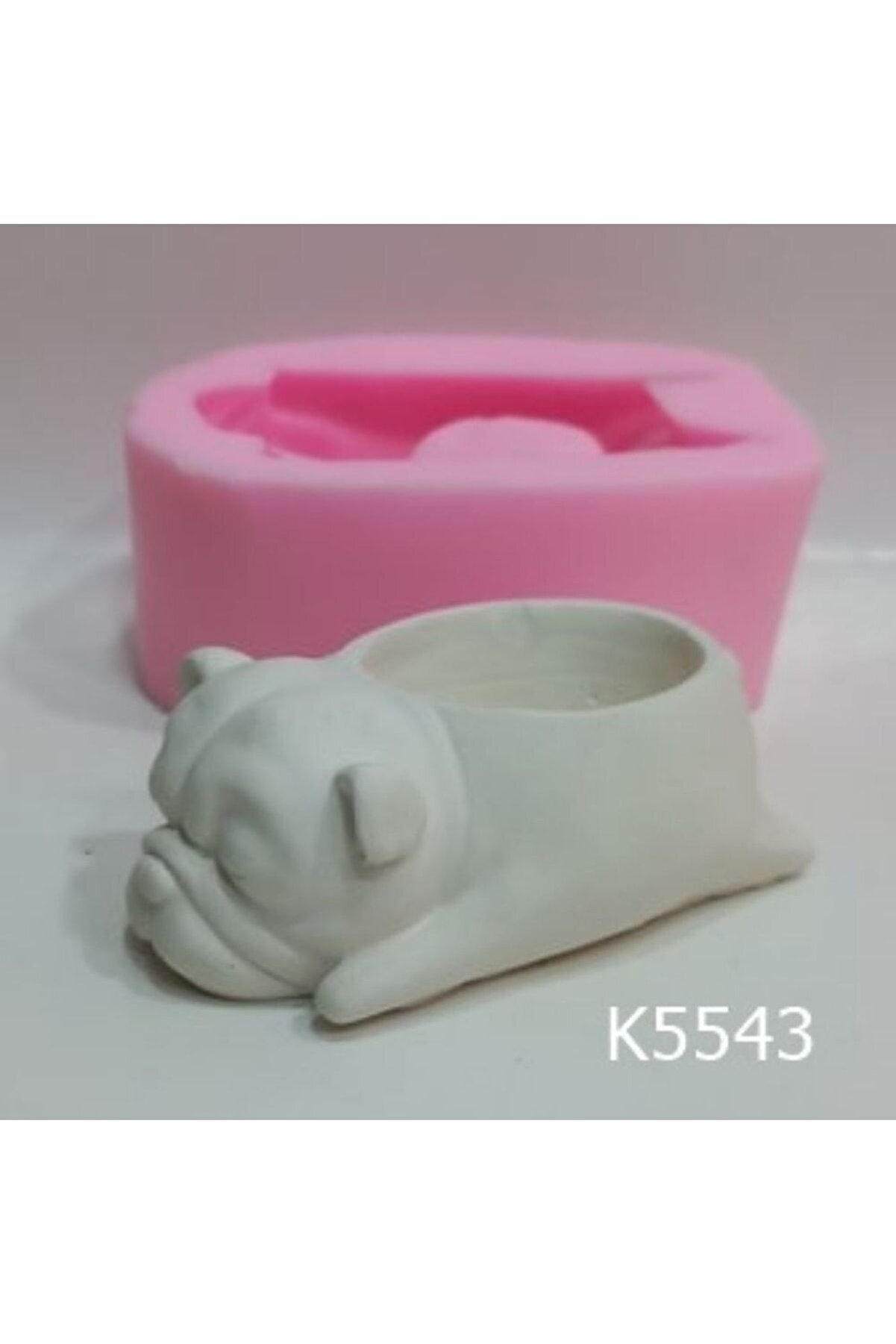 Kalıpcınızburada Köpek Saksı Si̇li̇kon Kalıp