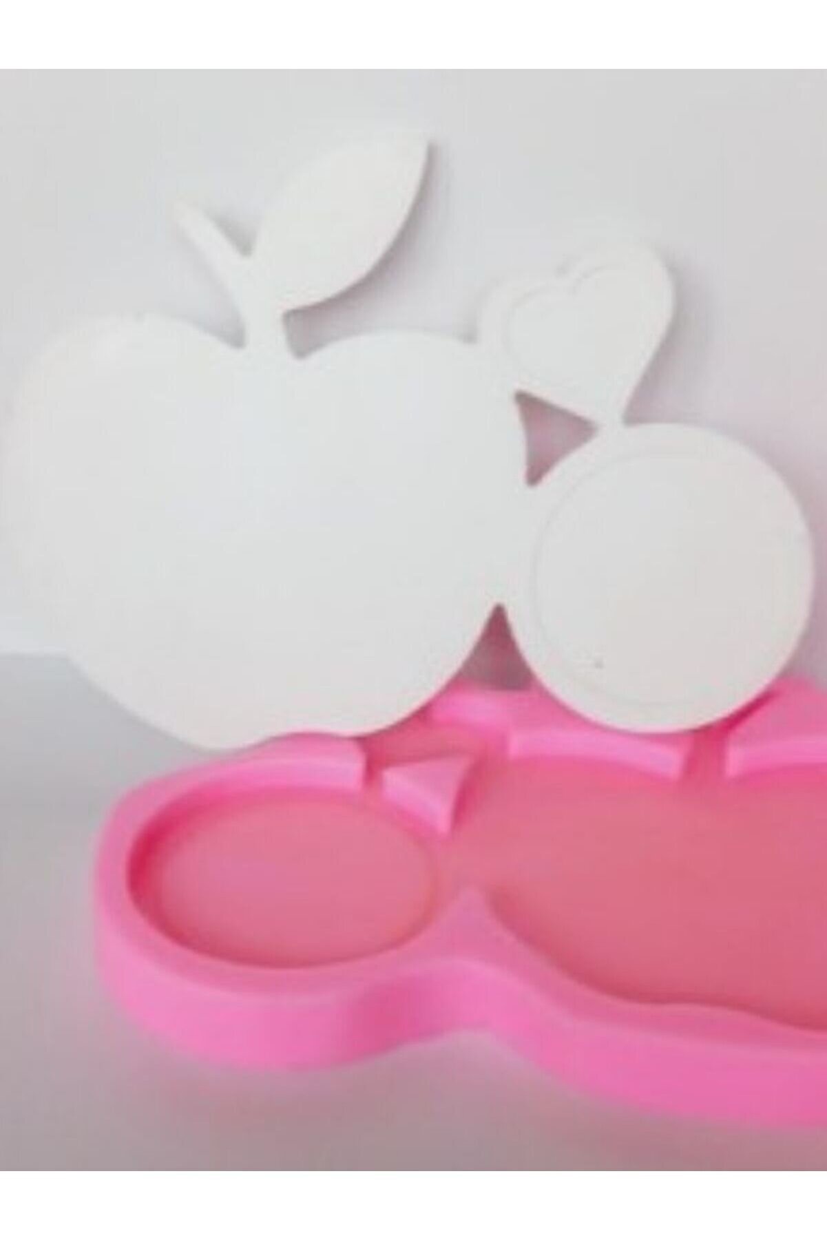 Kalıpcınızburada Elma Sunumluk Si̇li̇kon Kalıp