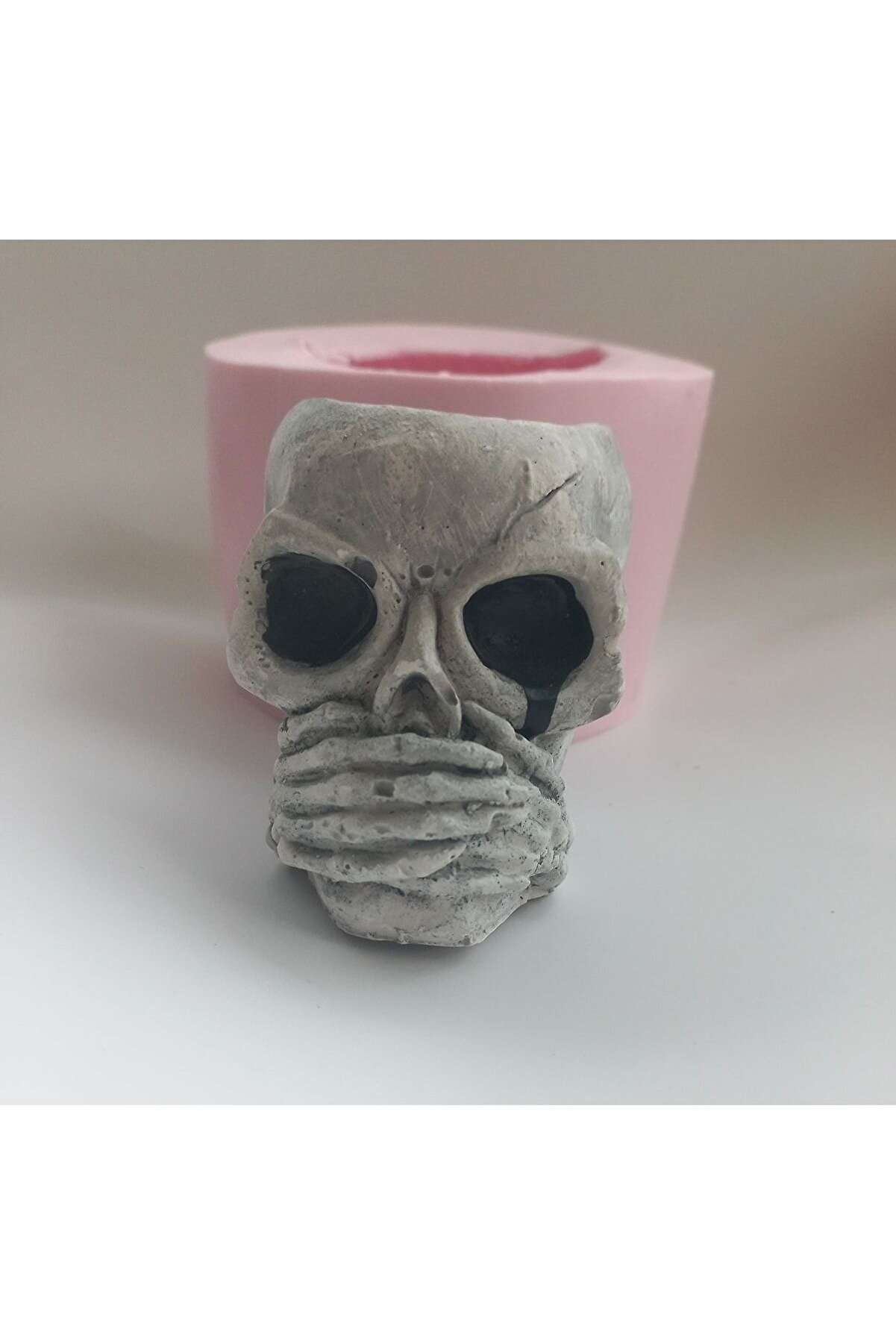 Kalıpcınızburada Iskelet Saksı Si̇li̇kon Kalıp