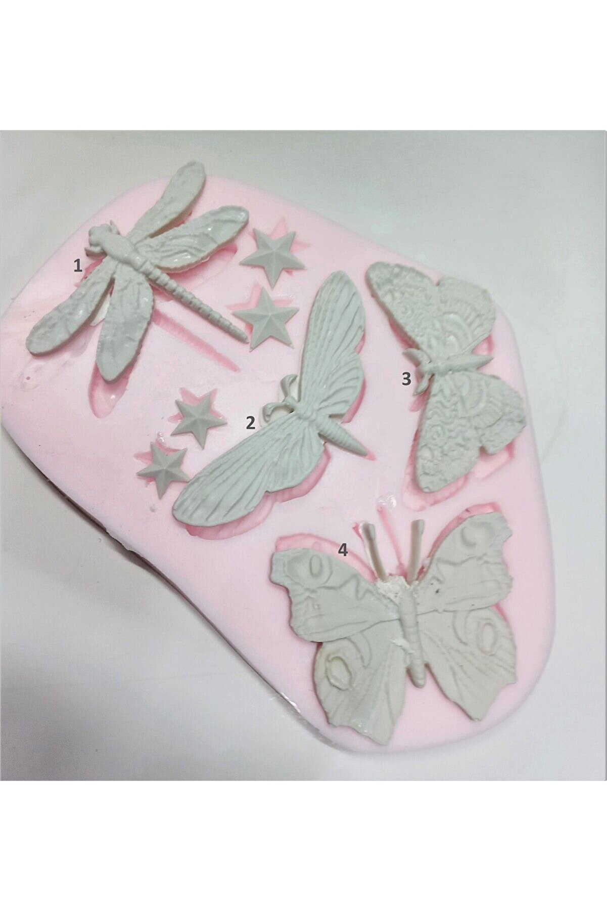 Kalıpcınızburada Kelebekler Si̇li̇kon Kalıp K6131