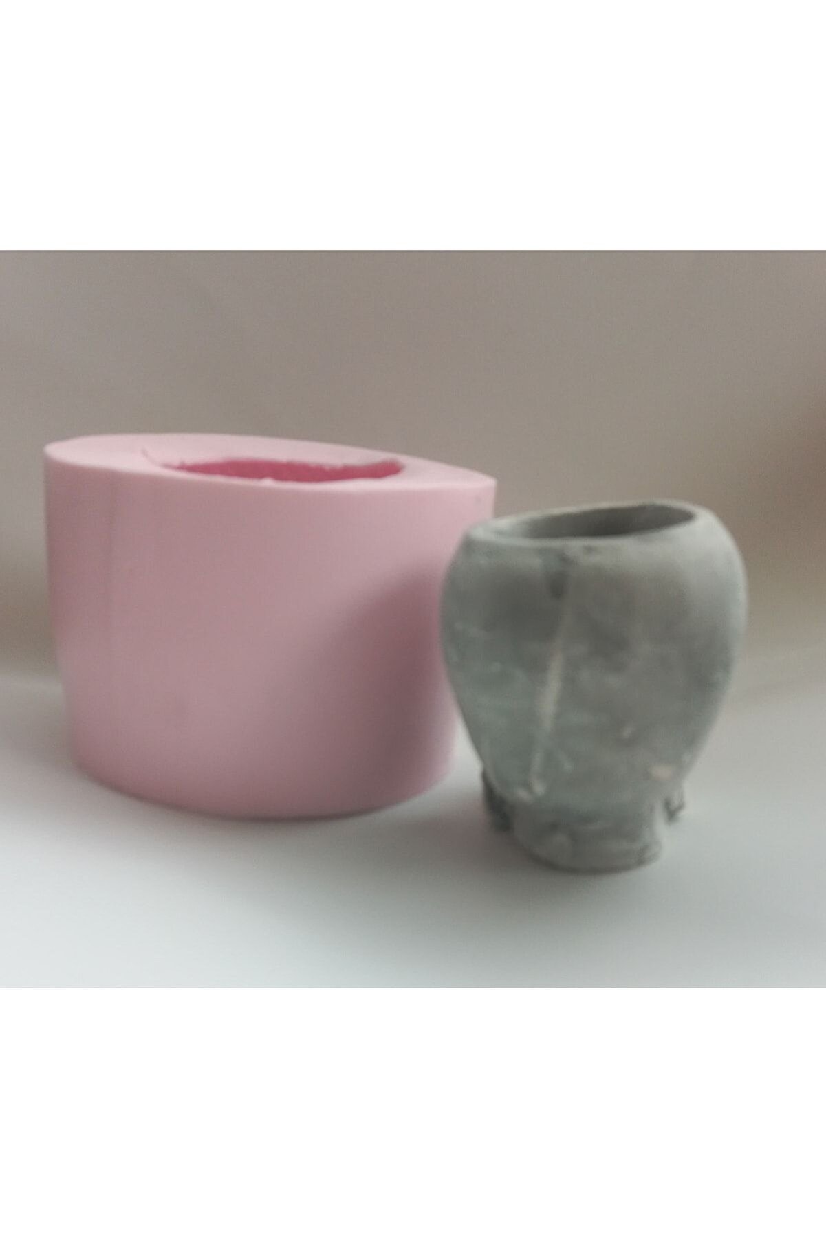 Kalıpcınızburada Iskelet Saksı Si̇li̇kon Kalıp