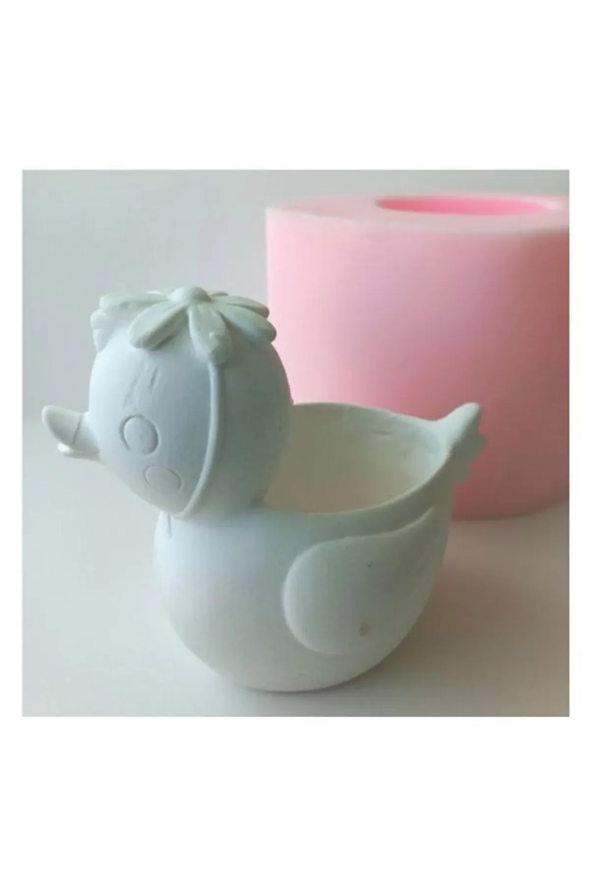 Kalıpcınızburada Ördek Saksı Si̇li̇kon Kalıp