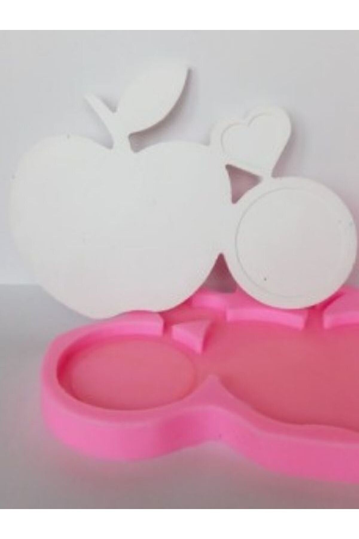 Kalıpcınızburada Elma Sunumluk Si̇li̇kon Kalıp