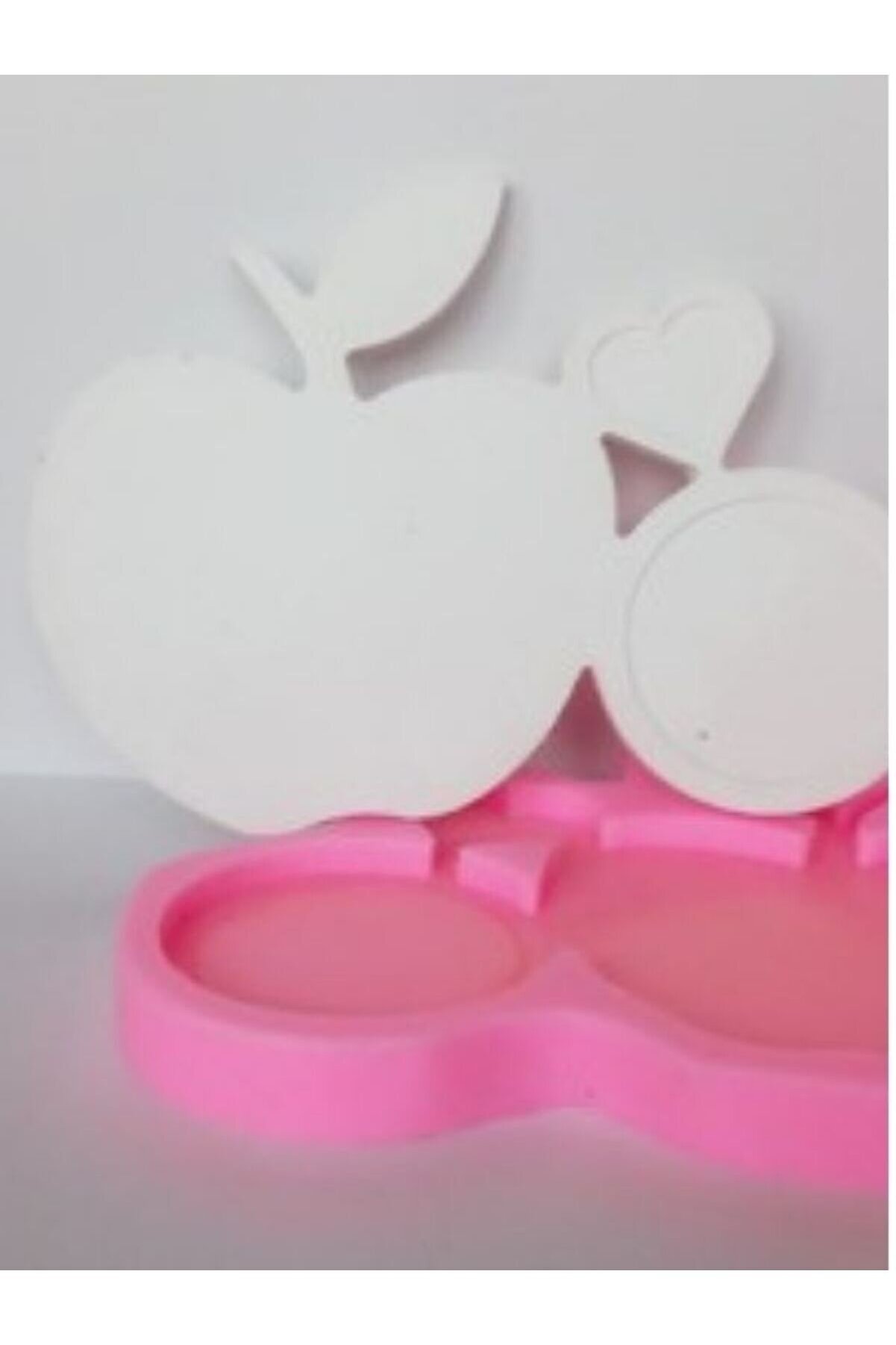 Kalıpcınızburada Elma Sunumluk Si̇li̇kon Kalıp