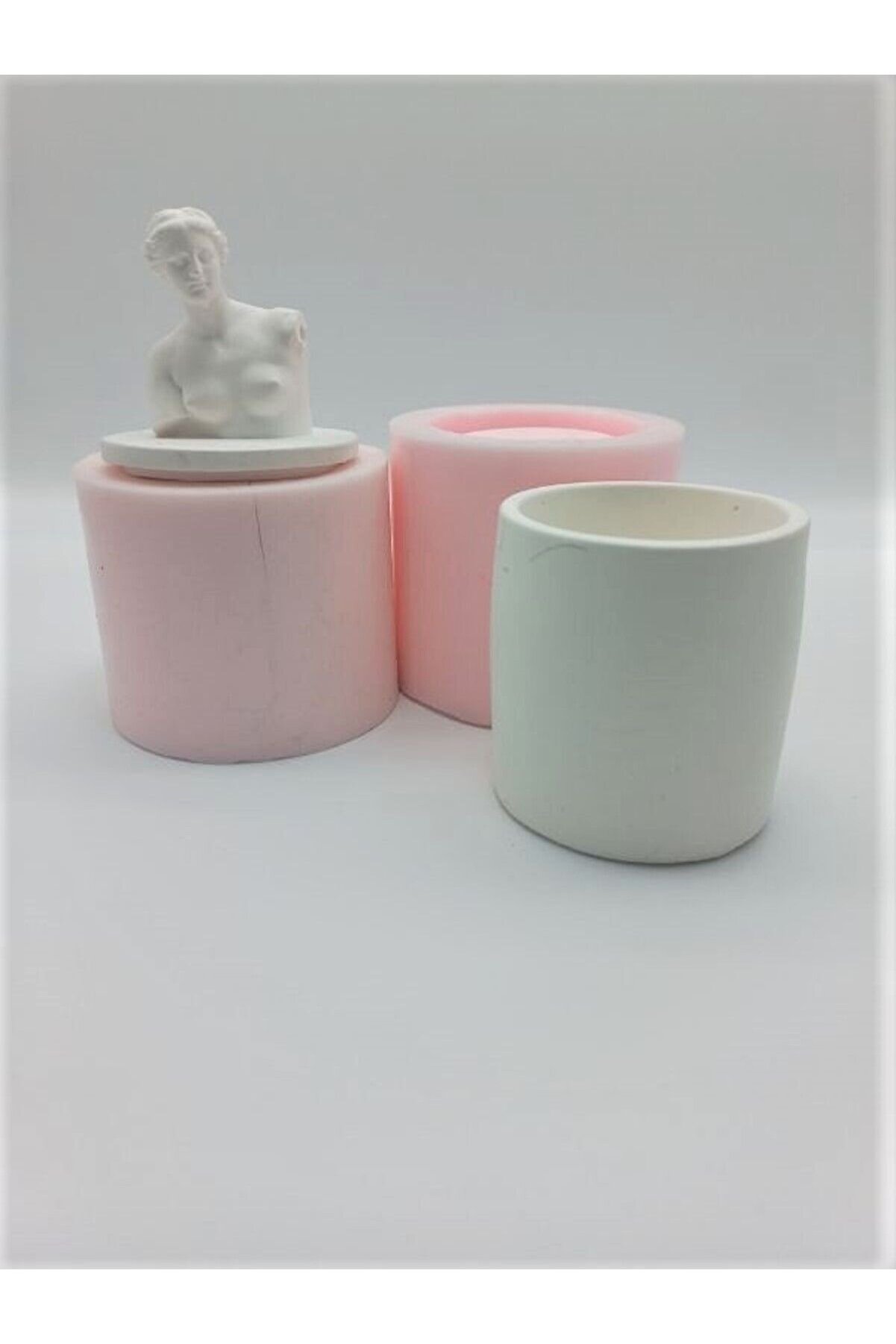 Kalıpcınızburada Venüs Mum  Kutusu Si̇li̇kon Kalıp - K6306