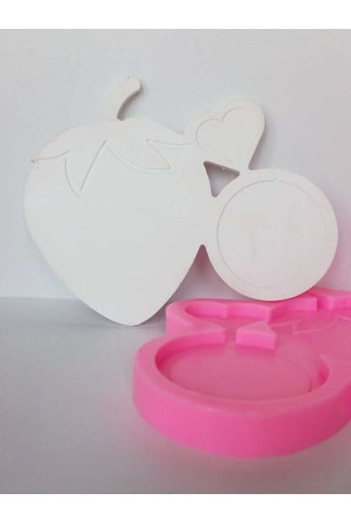 Kalıpcınızburada Çi̇lek Sunumluk Si̇li̇kon Kalıp