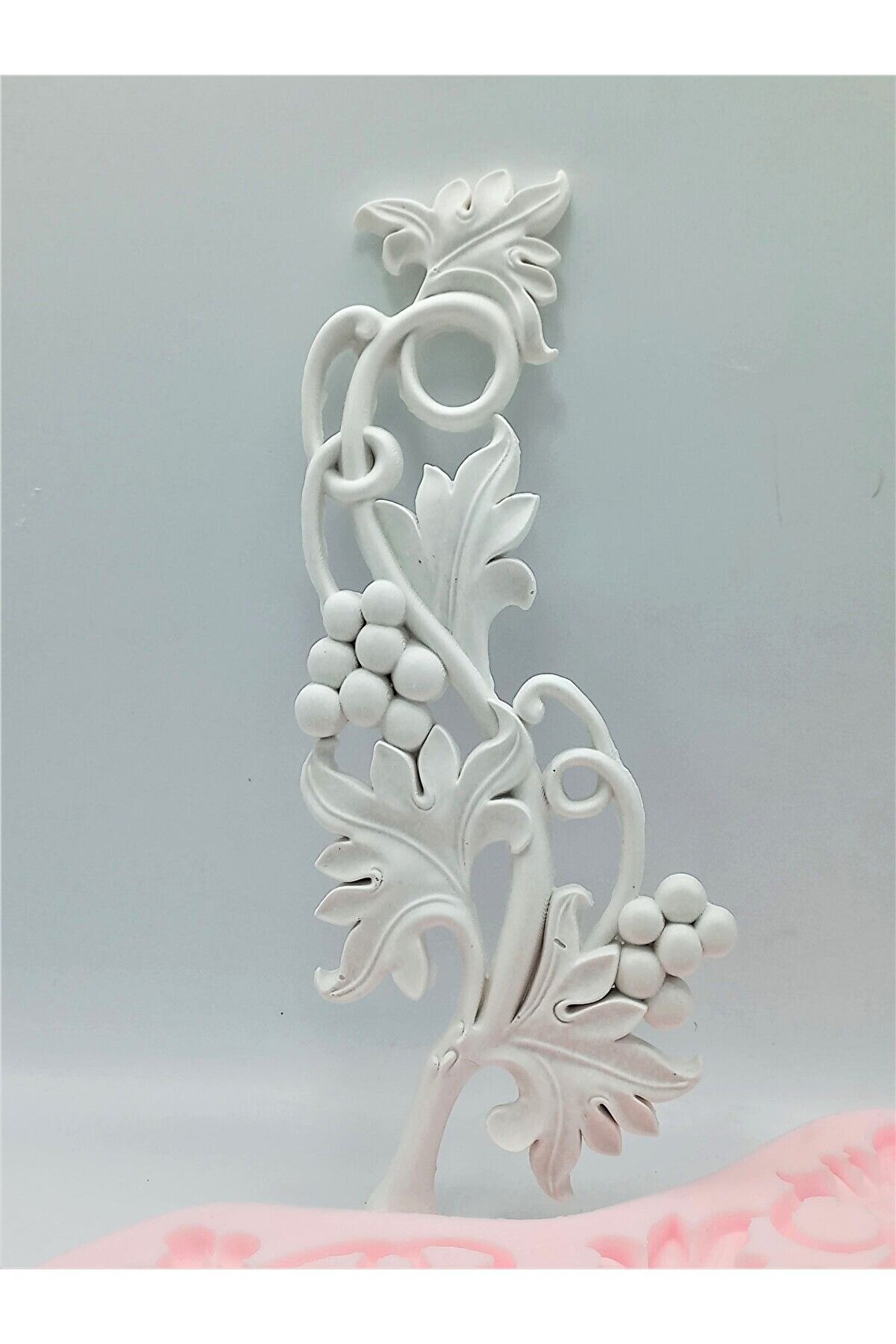 Kalıpcınızburada Üzüm Dalı Si̇li̇kon Kalıp K6385 Dekorati̇f Süsleme