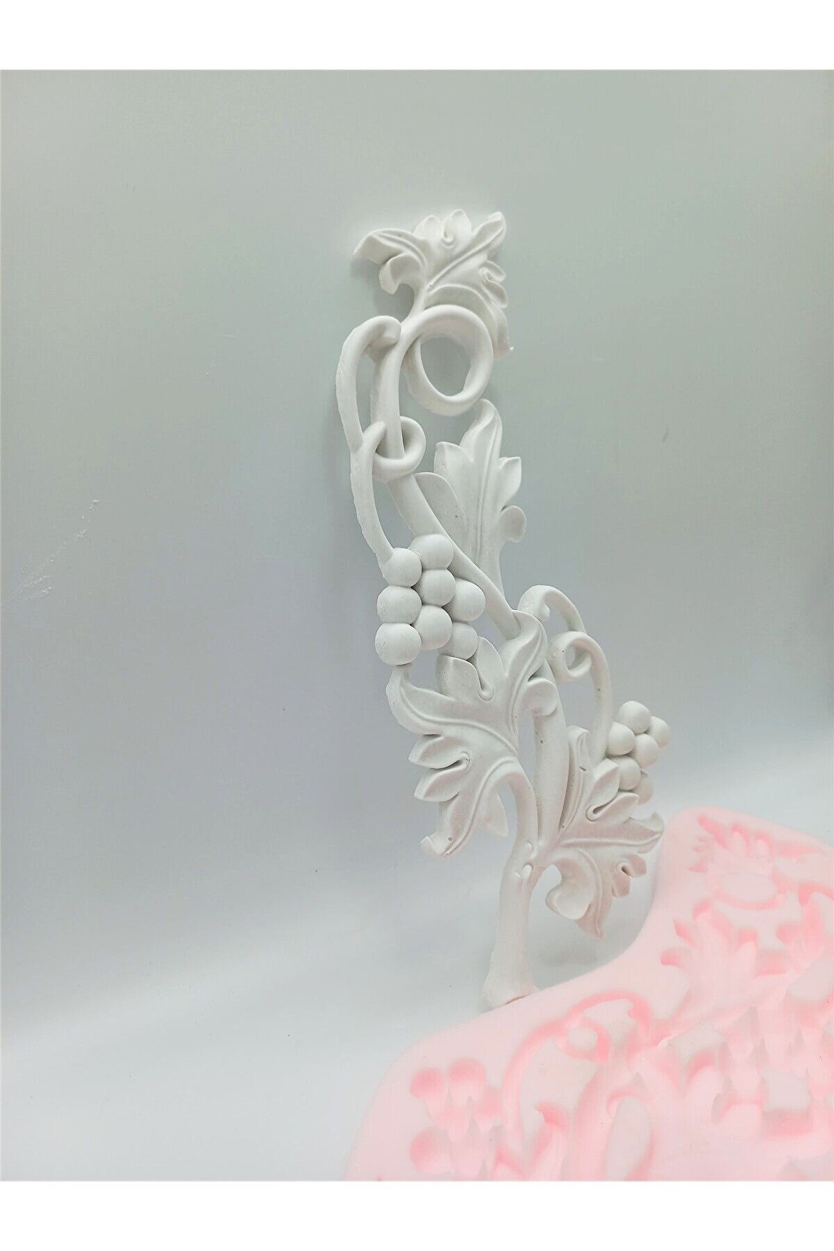 Kalıpcınızburada Üzüm Dalı Si̇li̇kon Kalıp K6385 Dekorati̇f Süsleme