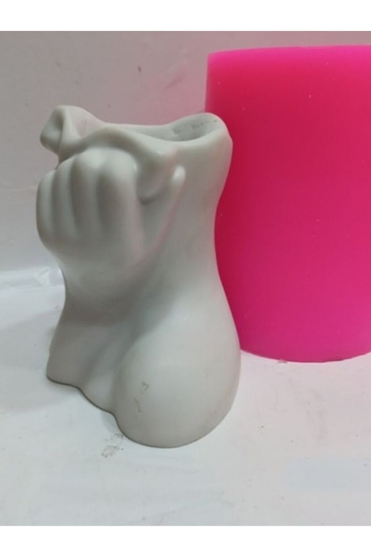 Kalıpcınızburada Düşünen Kadın Saksı Si̇li̇kon Kalıp