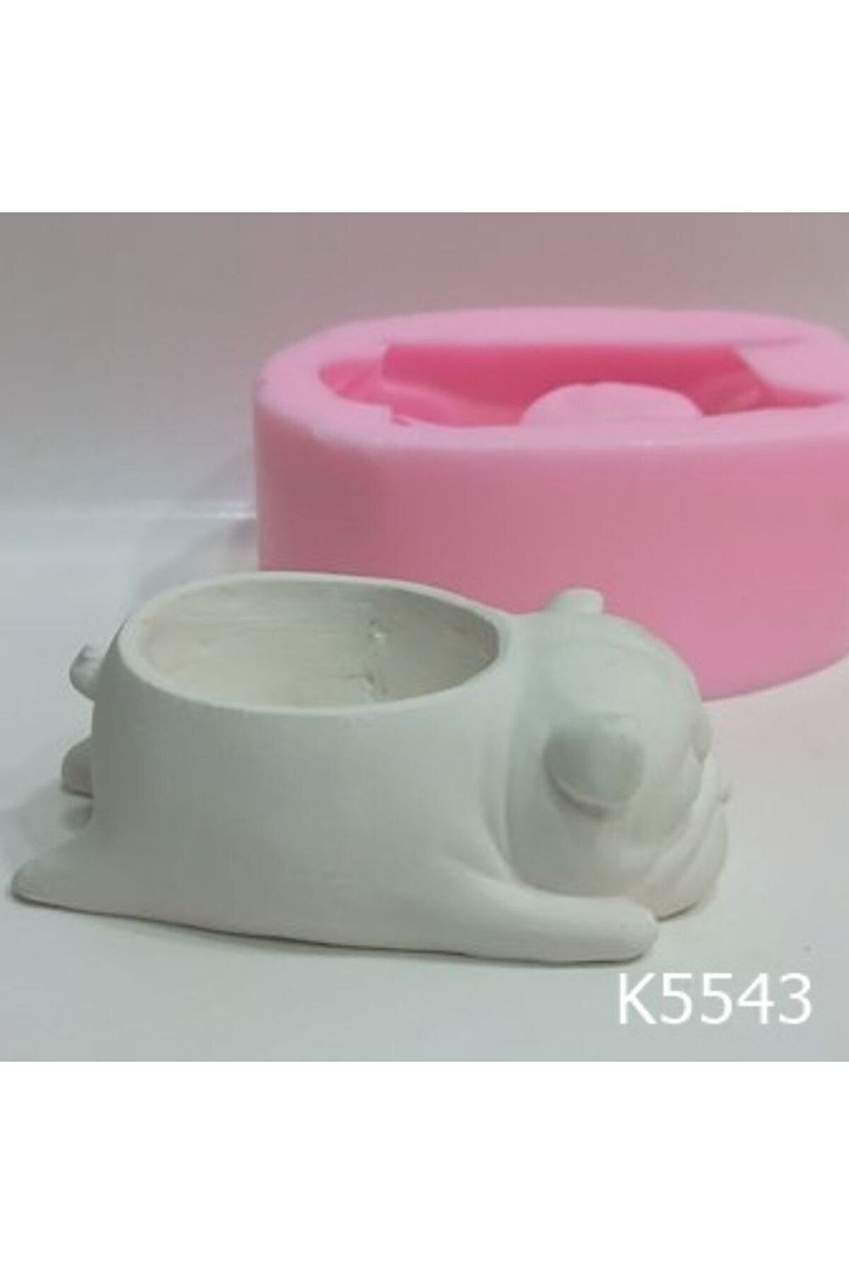 Kalıpcınızburada Köpek Saksı Si̇li̇kon Kalıp