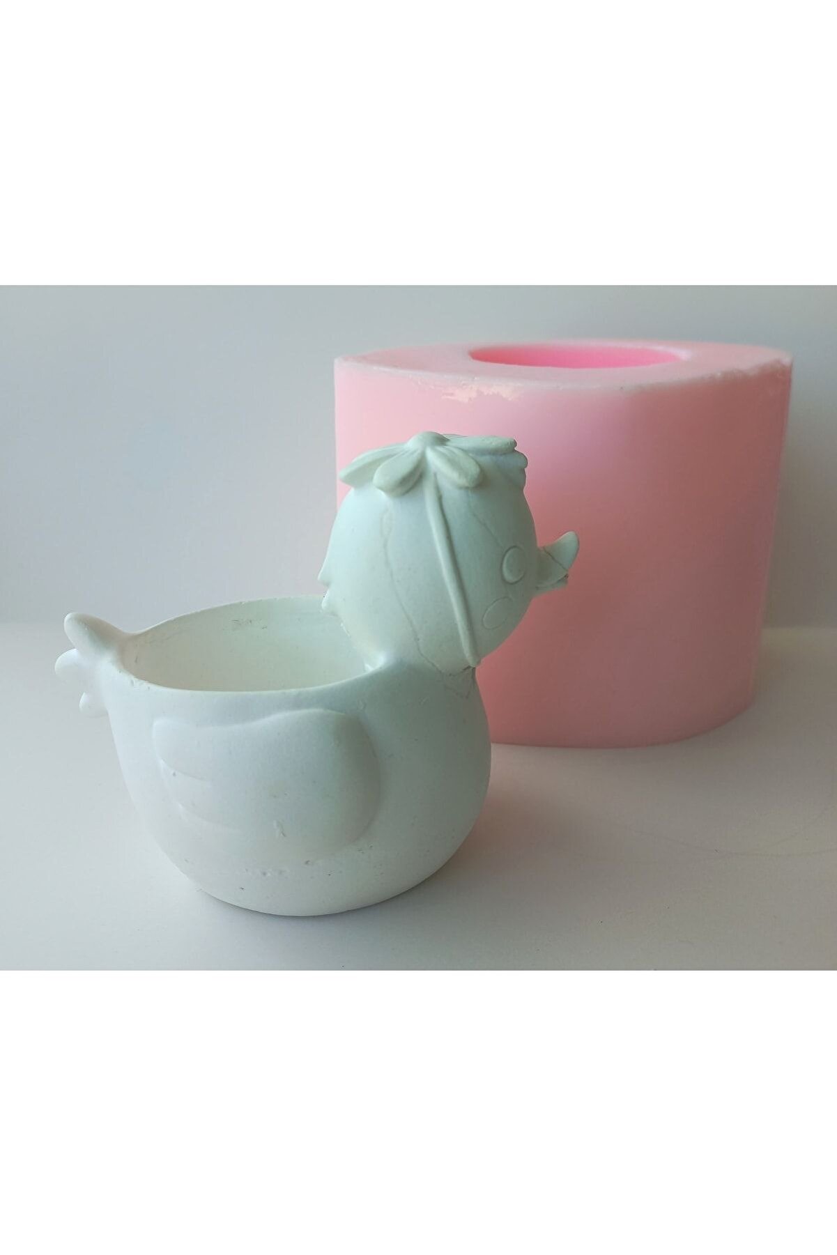 Kalıpcınızburada Ördek Saksı Si̇li̇kon Kalıp