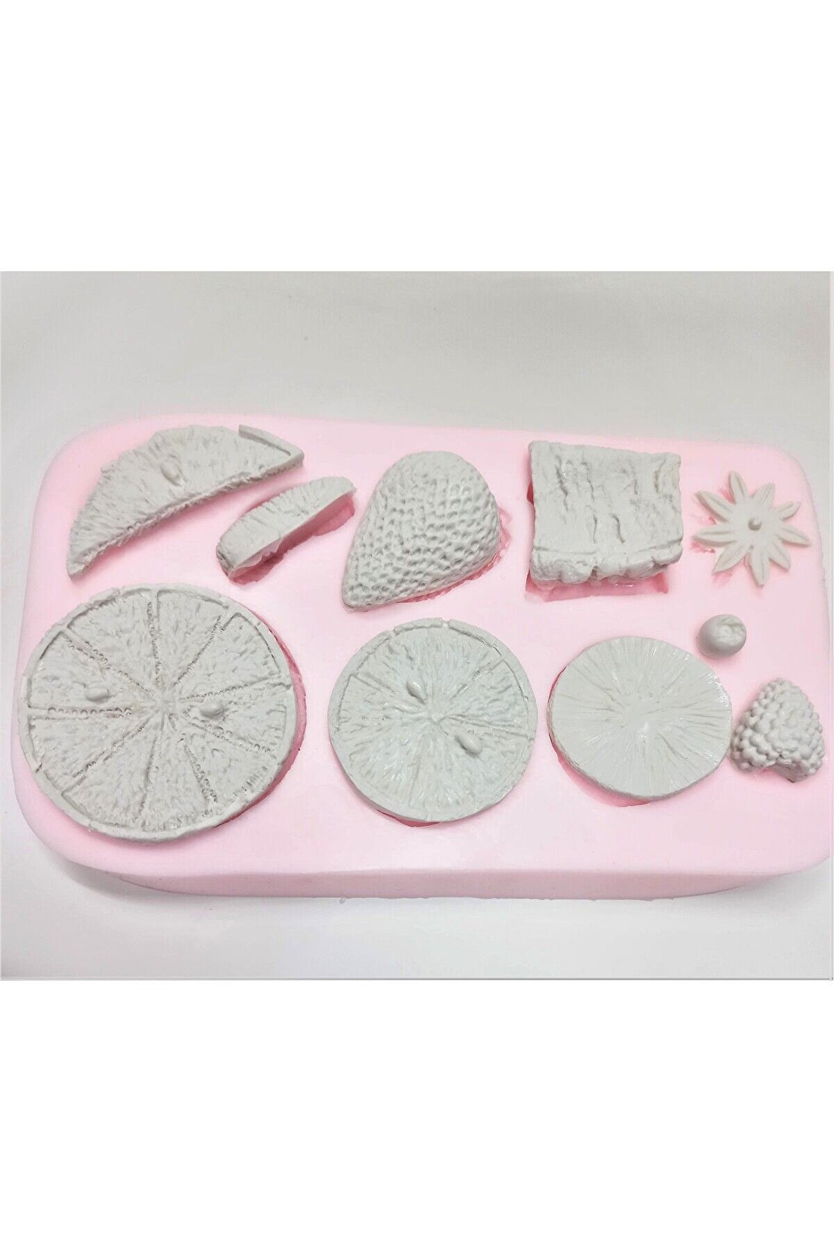 Kalıpcınızburada Meyve Modelleri̇ Si̇li̇kon  Kalıp K6130