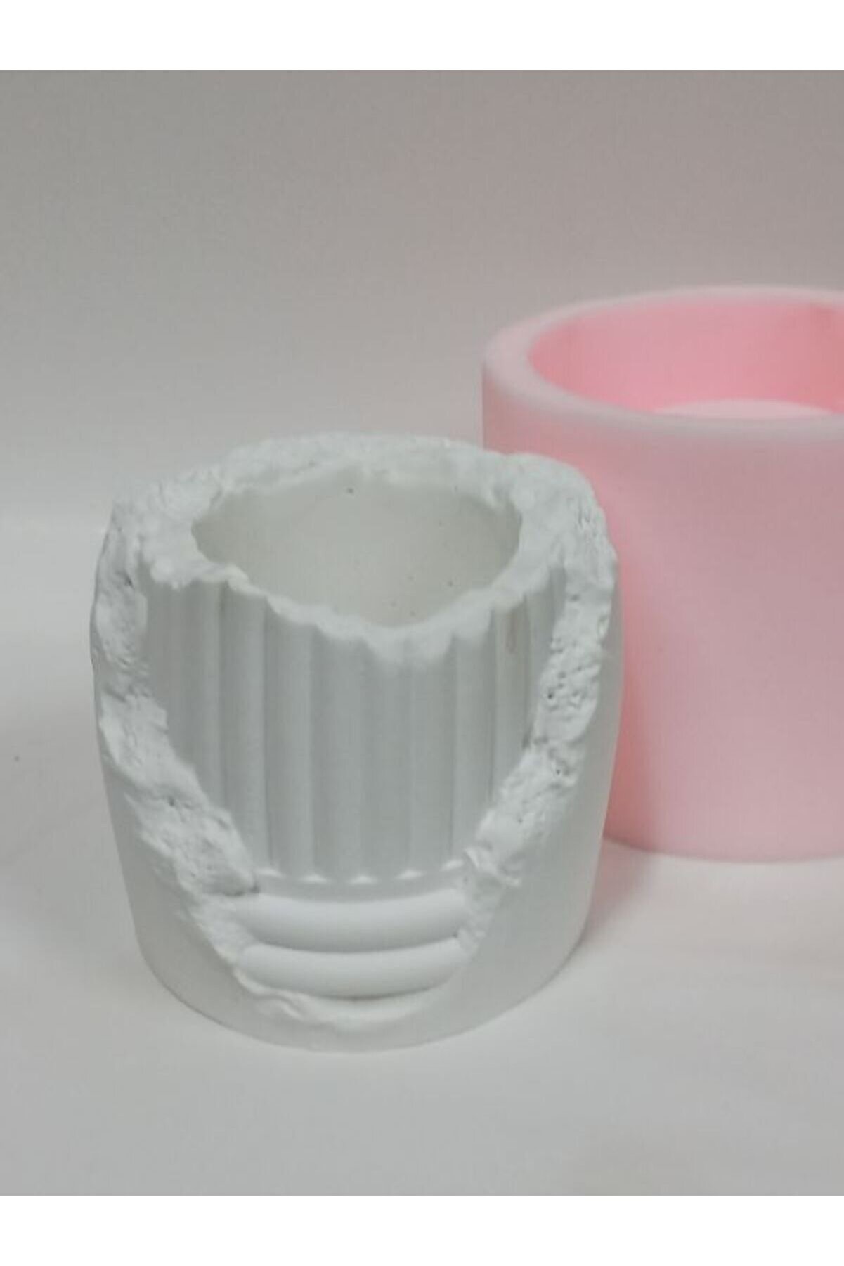 Kalıpcınızburada Sütun Saksı Si̇li̇kon Kalıp - K6302