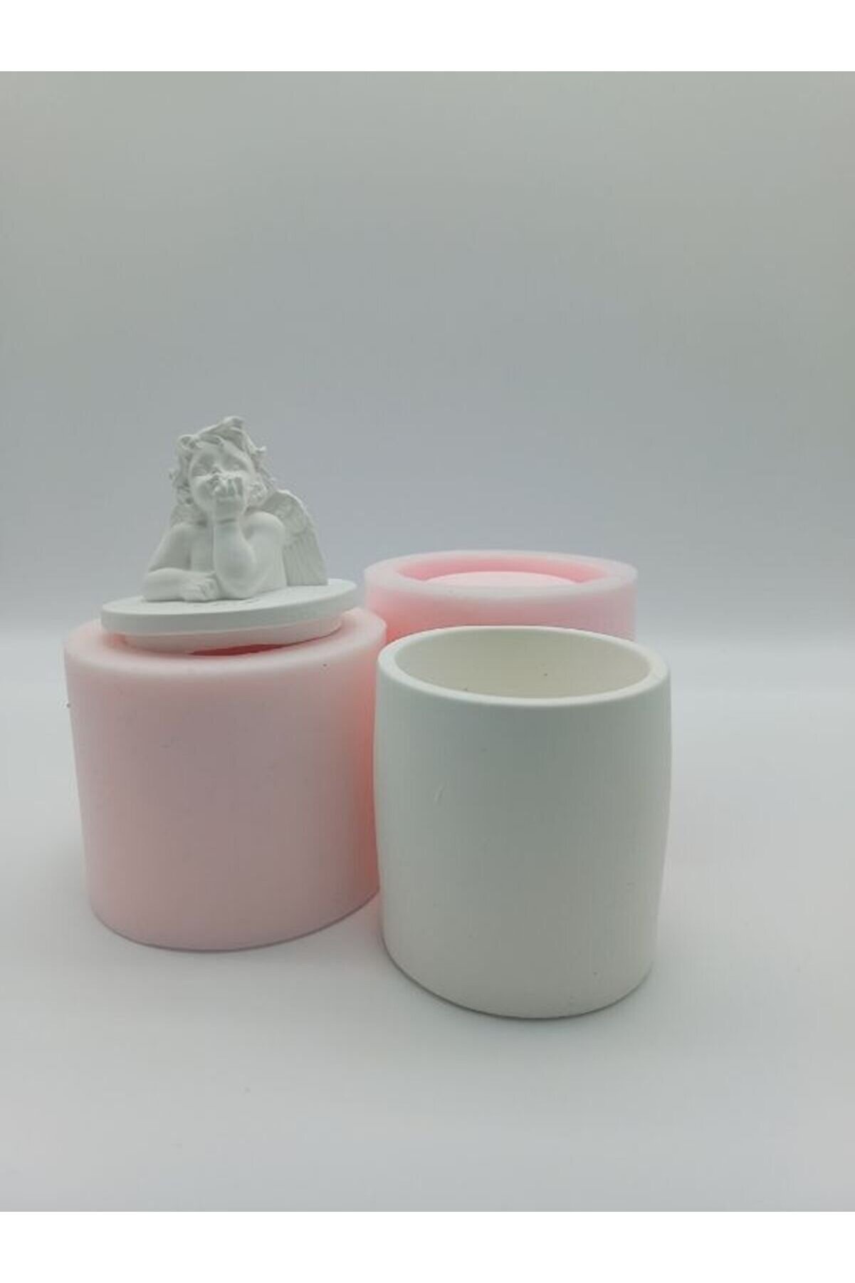 Kalıpcınızburada Melek Mum Kutusu Si̇li̇kon Kalıp - K6309