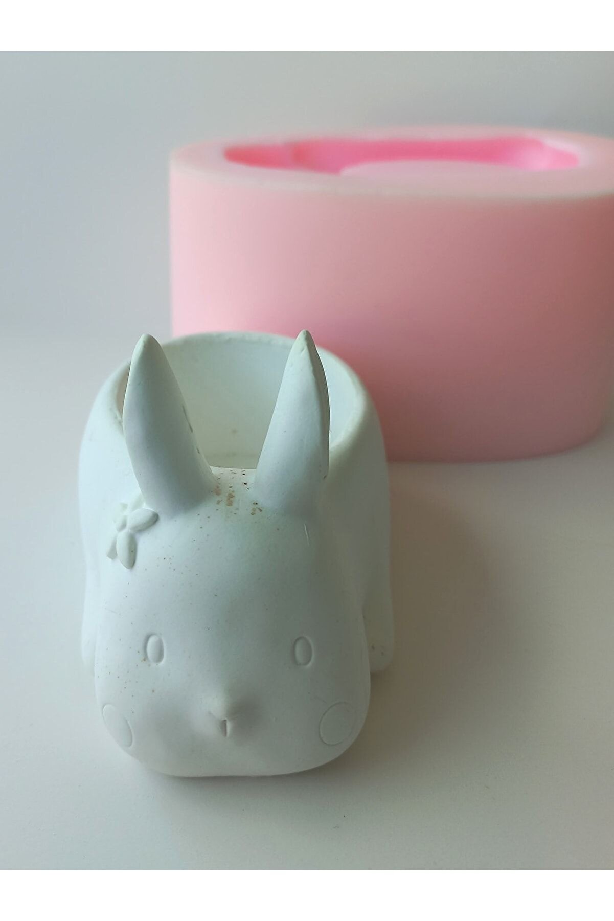 Kalıpcınızburada Tavşan Saksı Si̇li̇kon Kalıp