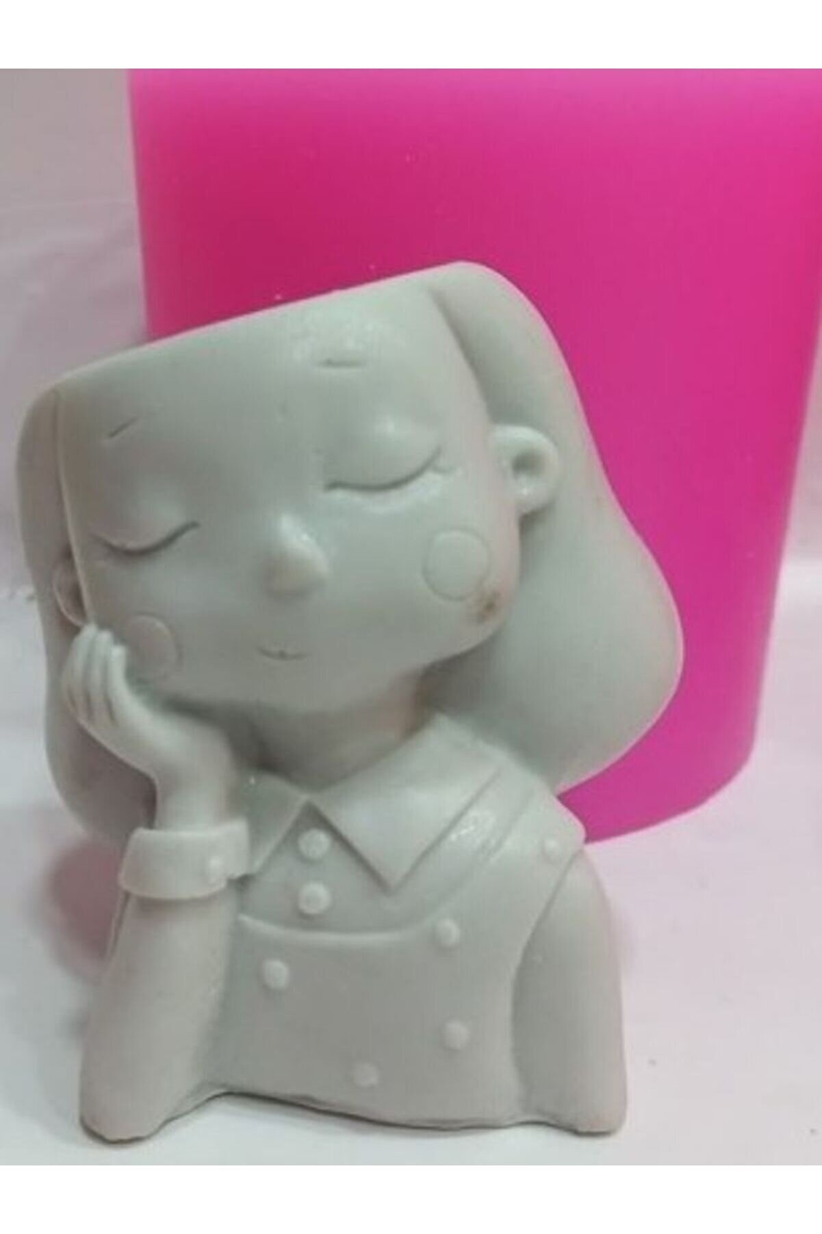 Kalıpcınızburada Kız Saksı Si̇li̇kon Kalıp