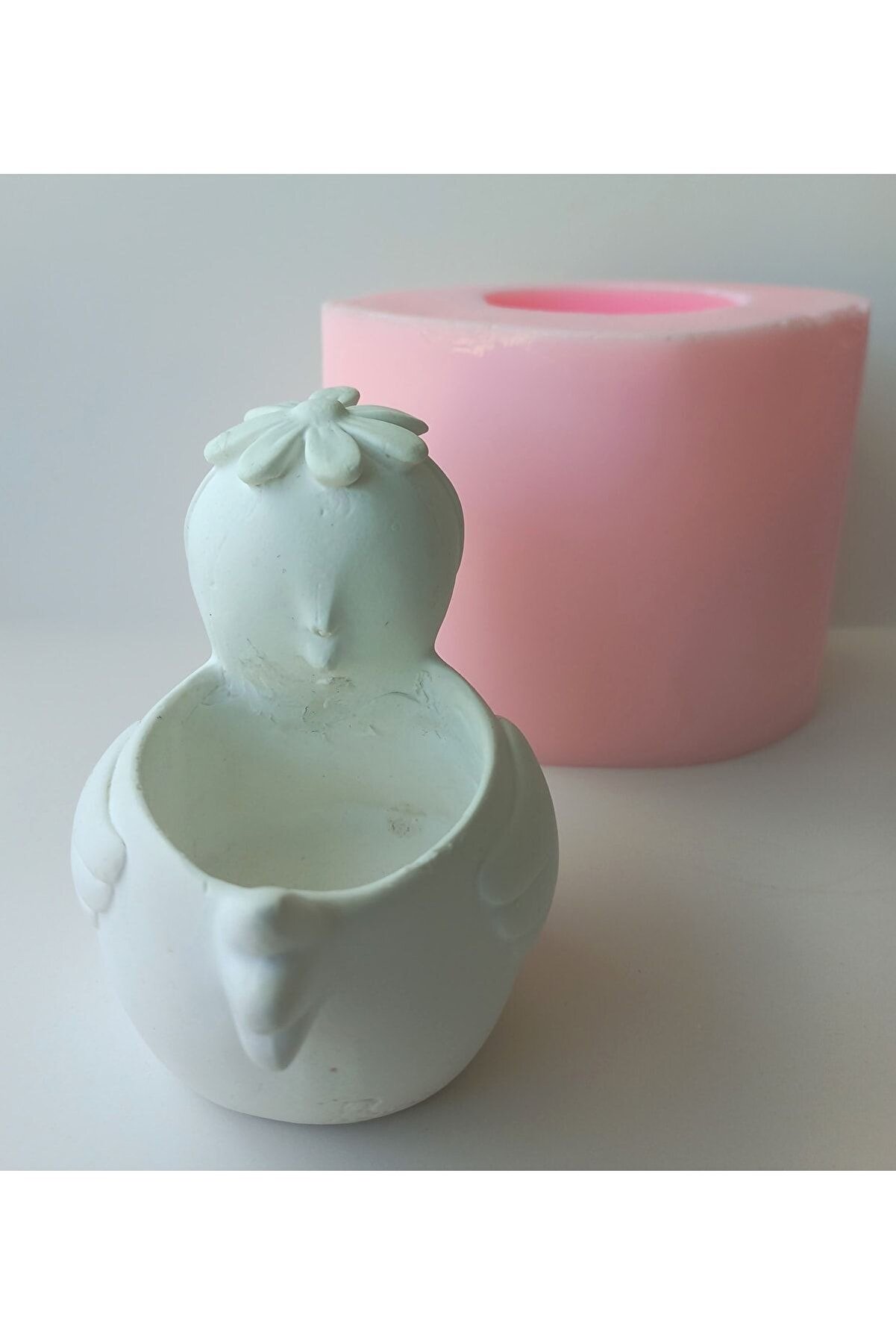 Kalıpcınızburada Ördek Saksı Si̇li̇kon Kalıp