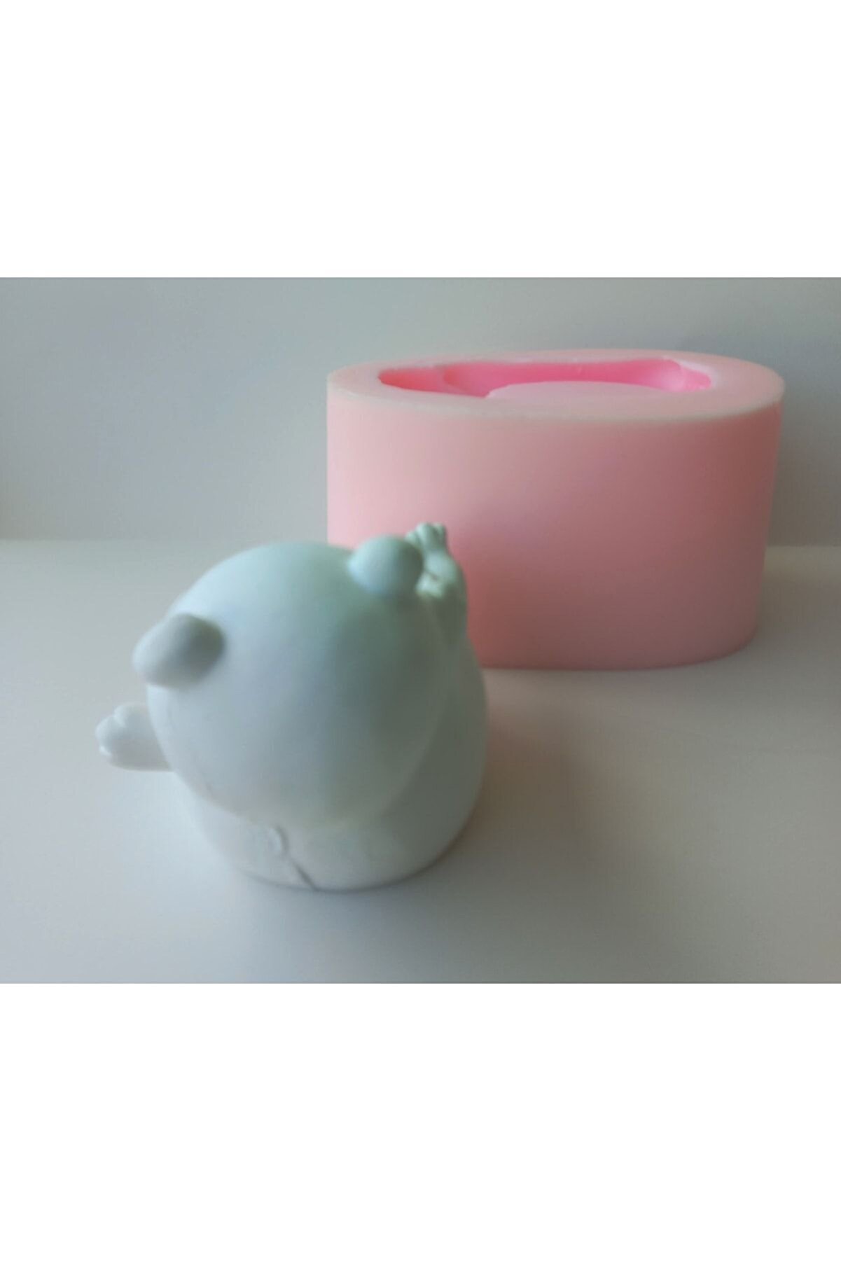 Kalıpcınızburada Ayıcık Saksı Si̇li̇kon Kalıp