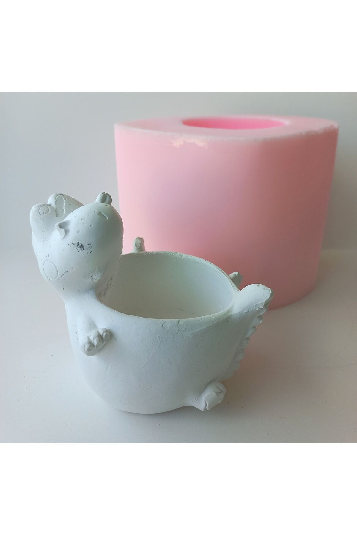 Kalıpcınızburada Di̇nazor Saksı Si̇li̇kon Kalııp