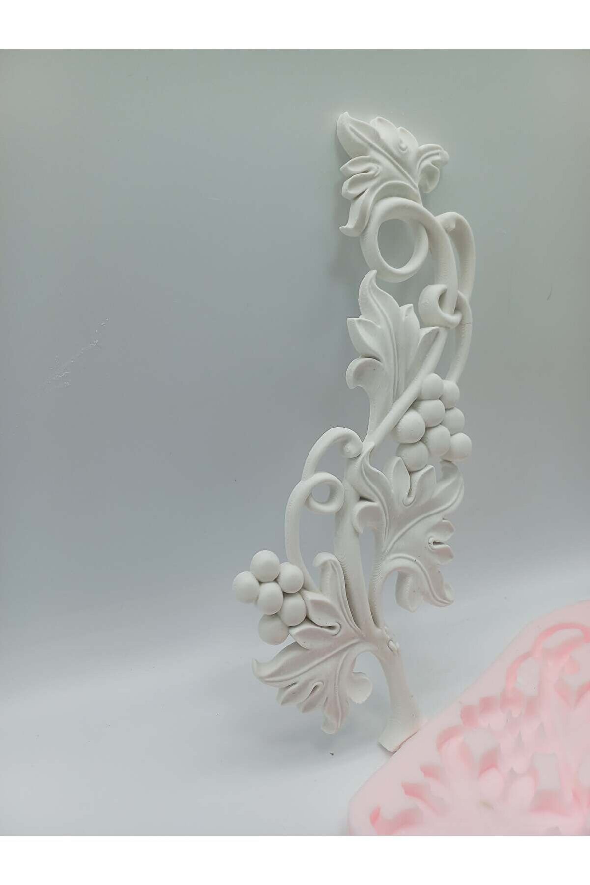 Kalıpcınızburada Üzüm Dalı Si̇li̇kon Kalıp K6386 Dekorati̇f Süsleme