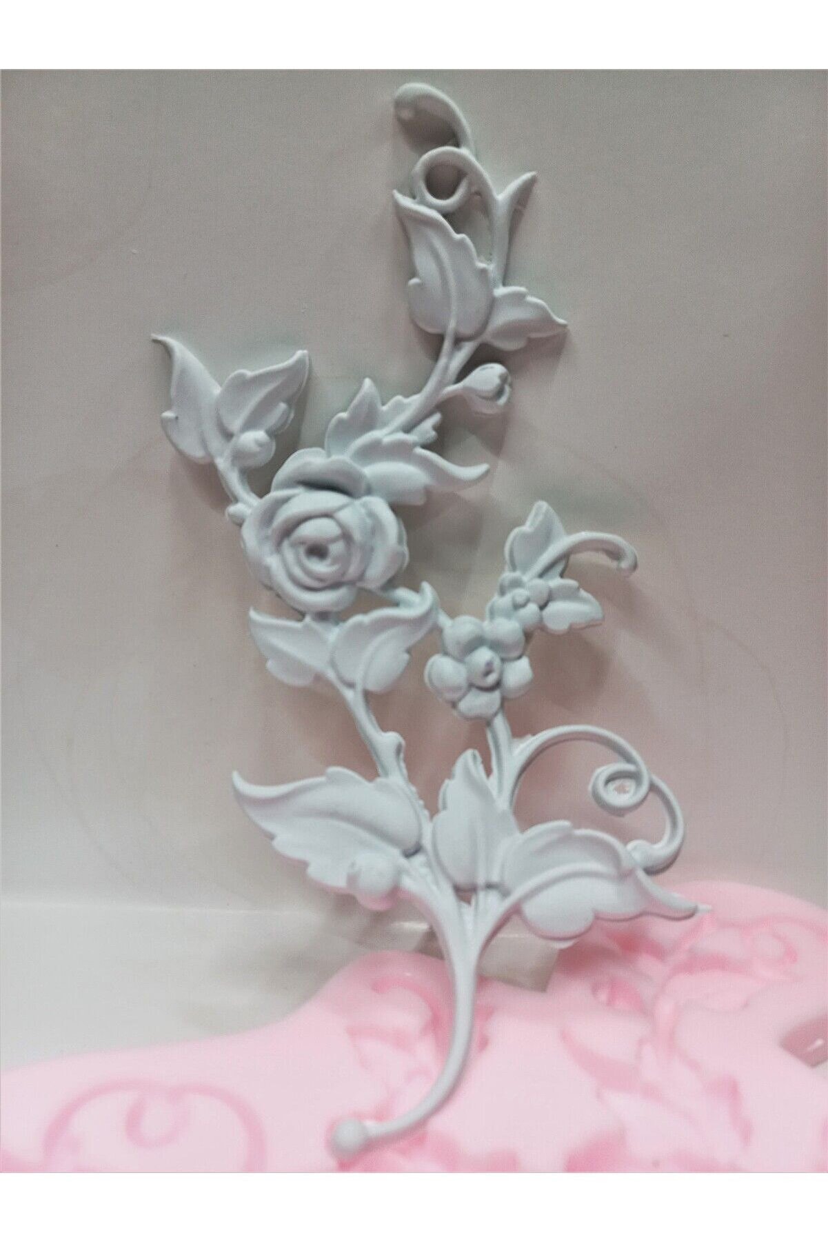 Kalıpcınızburada Güllü Dekorati̇f Süsleme Kalıbı  K6112