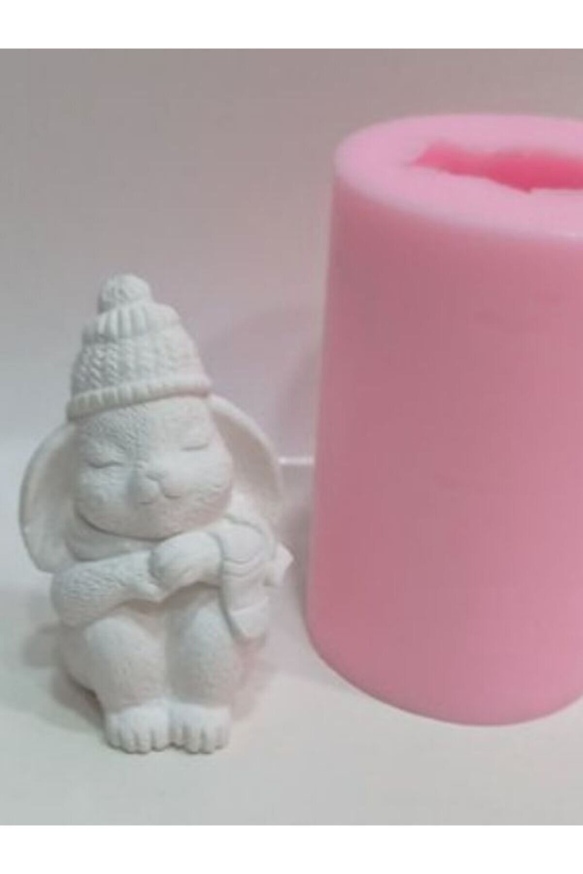 Kalıpcınızburada Yeni̇yıl Tavşan Si̇li̇kon Kalıp