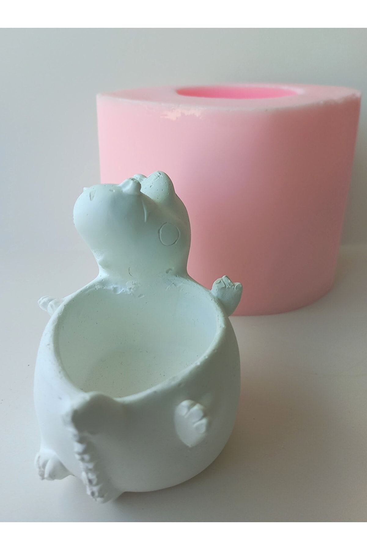 Kalıpcınızburada Di̇nazor Saksı Si̇li̇kon Kalııp