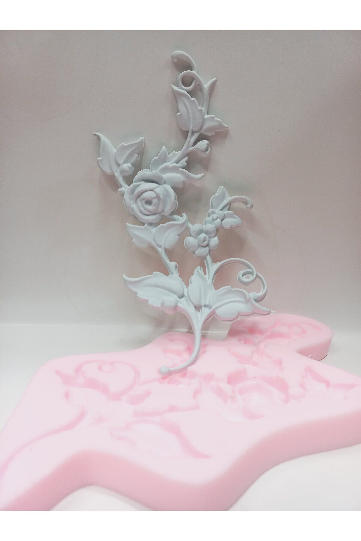 Kalıpcınızburada Güllü Dekorati̇f Süsleme Kalıbı  K6112