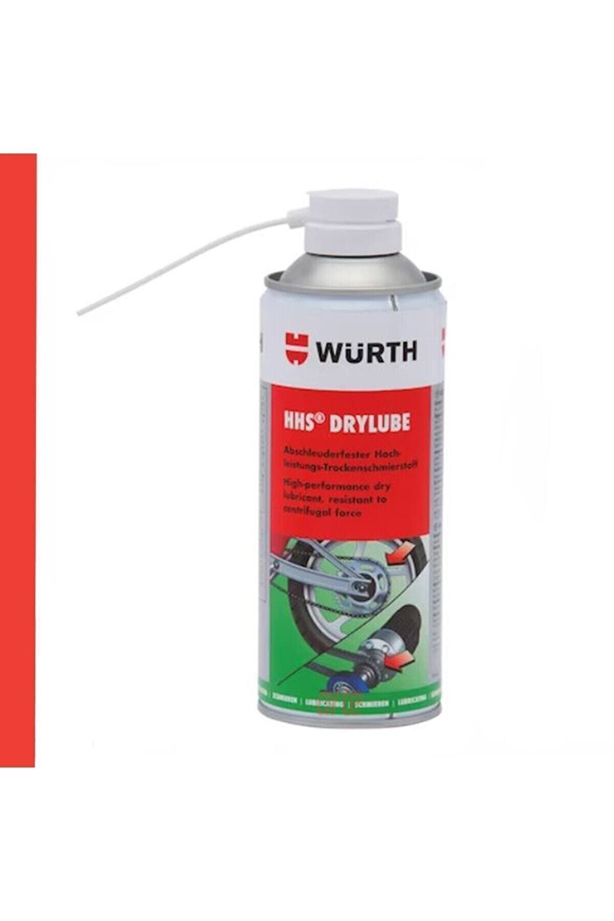 W&uuml;rth Hhs Drylube Motorsi̇klet Zi̇nci̇r Yağı Sprey 400 Ml